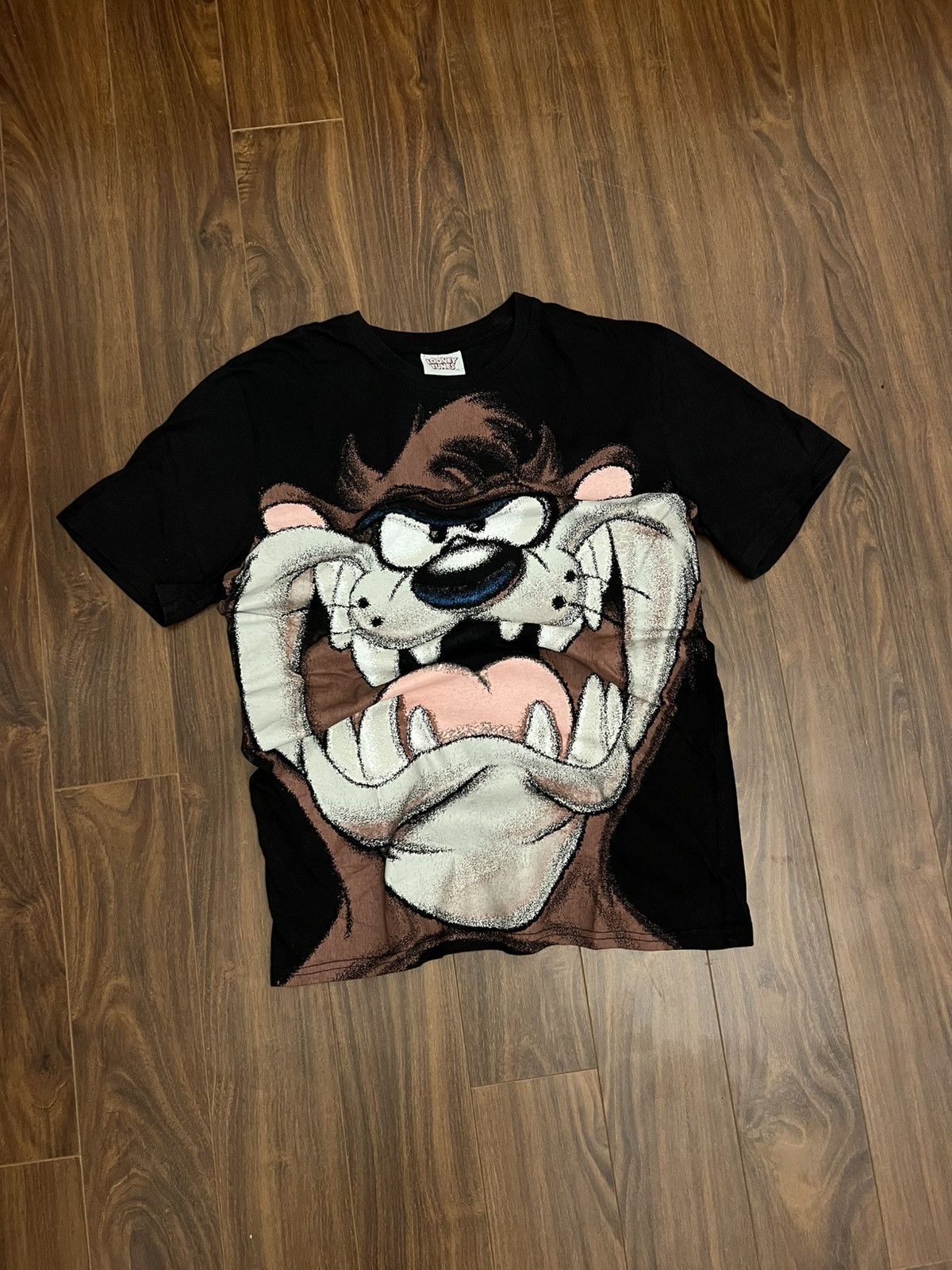 Warner Bros Vintage Y2K Tasmanian Devil Taz Looney Tunes AOP Tee Size US S / EU 44-46 / 1 - 3 Thumbnail
