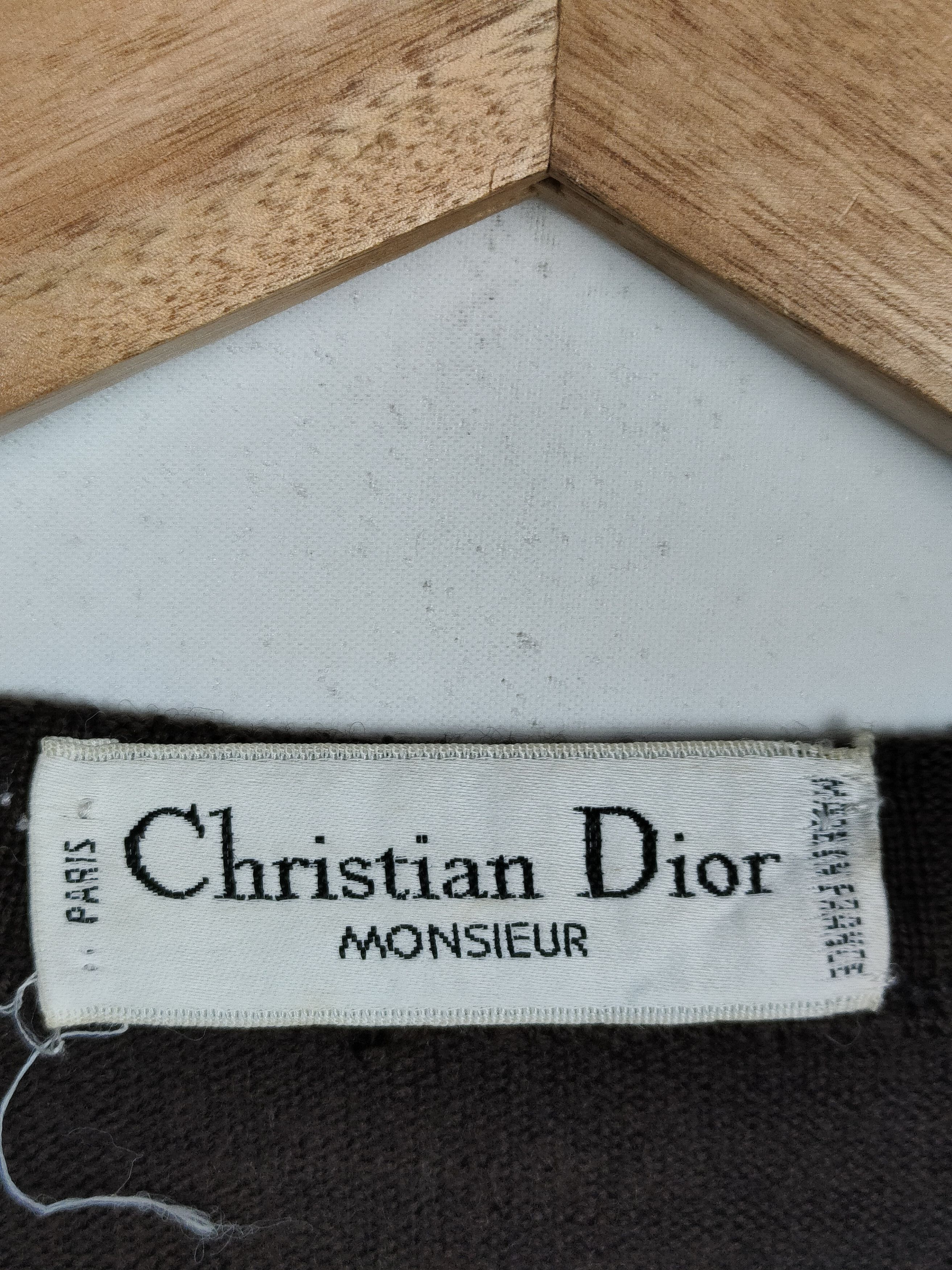 Christian Dior Monsieur Christian Dior Monsieur V-neck Knitwear Sweater Size M / US 6-8 / IT 42-44 - 3 Thumbnail