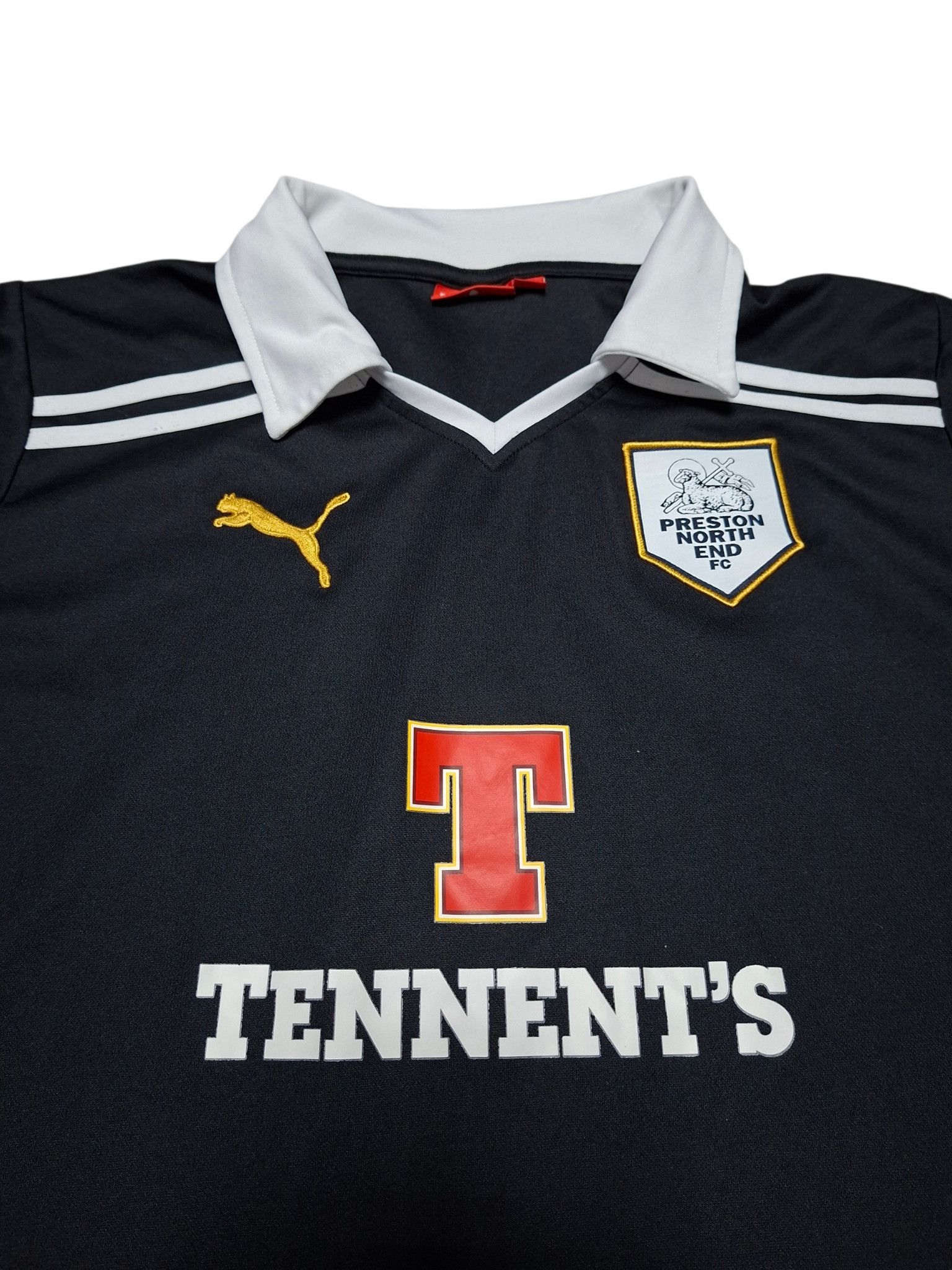 Puma PRESTON NORTH END PUMA VINTAGE 2011/2012 LONG SOCCER JERSEY Size US M / EU 48-50 / 2 - 2 Thumbnail