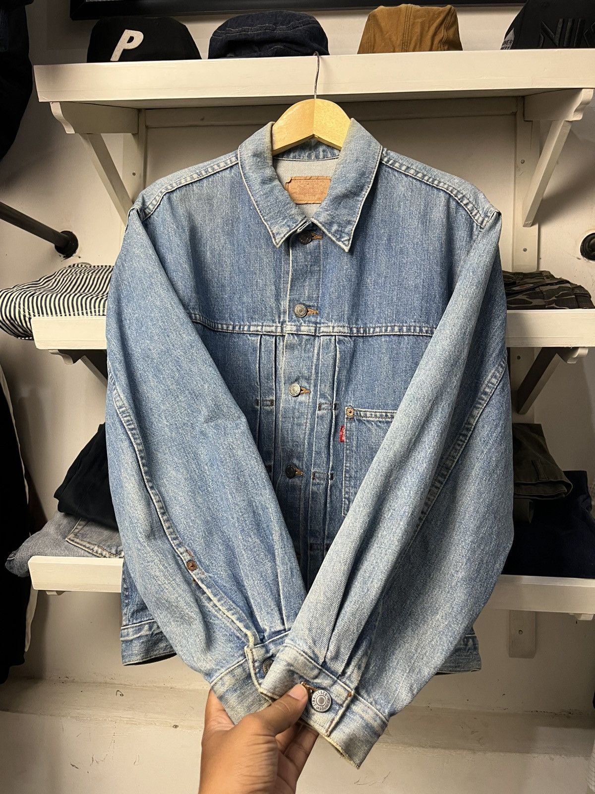 Levi's 1990s Levis Type 1 70702 Trucker Denim Jacket Size US M / EU 48-50 / 2 - 3 Thumbnail