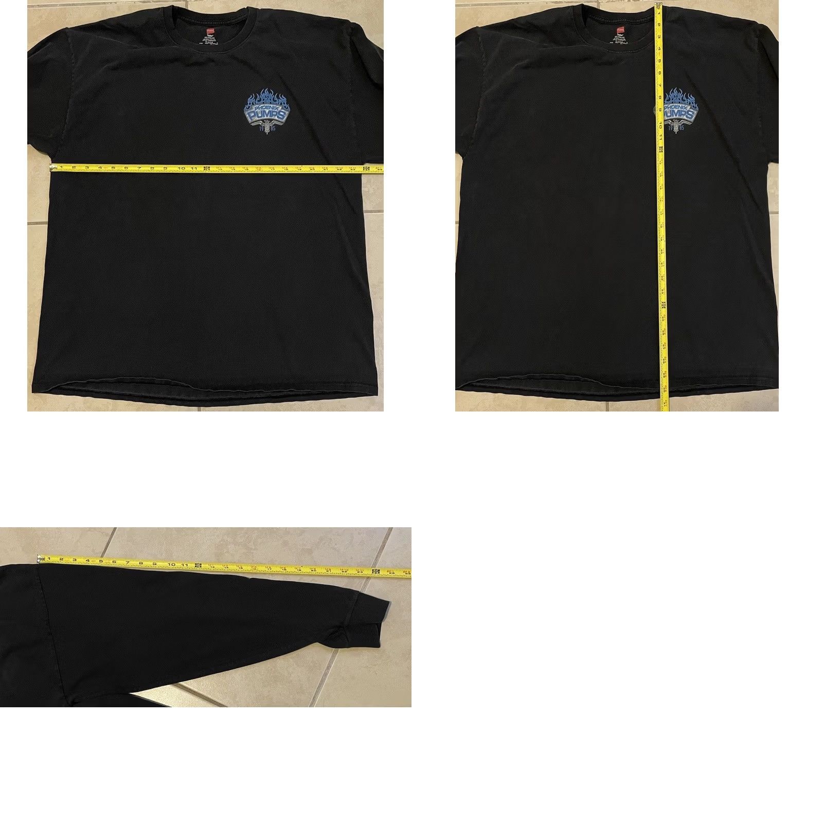 JNCO VINTAGE Phoenix Faded Flame Shirt XXL Black Mens T-Shirt Long Sleeve Crew Neck 2XL Harley Skate Punk Biker 90s 80s Jnco Retro Size US XXL / EU 58 / 5 - 9 Thumbnail