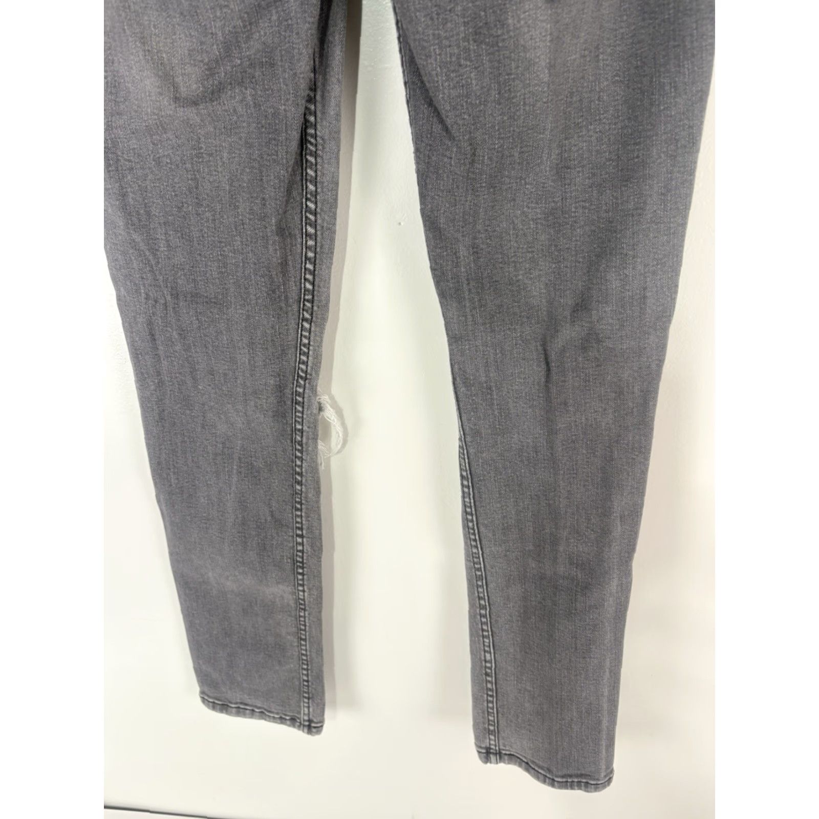 Levi's Levi's 511 Distressed Gray Skinny Jeans Men's 30x32 Size US 32 / EU 48 - 7 Thumbnail
