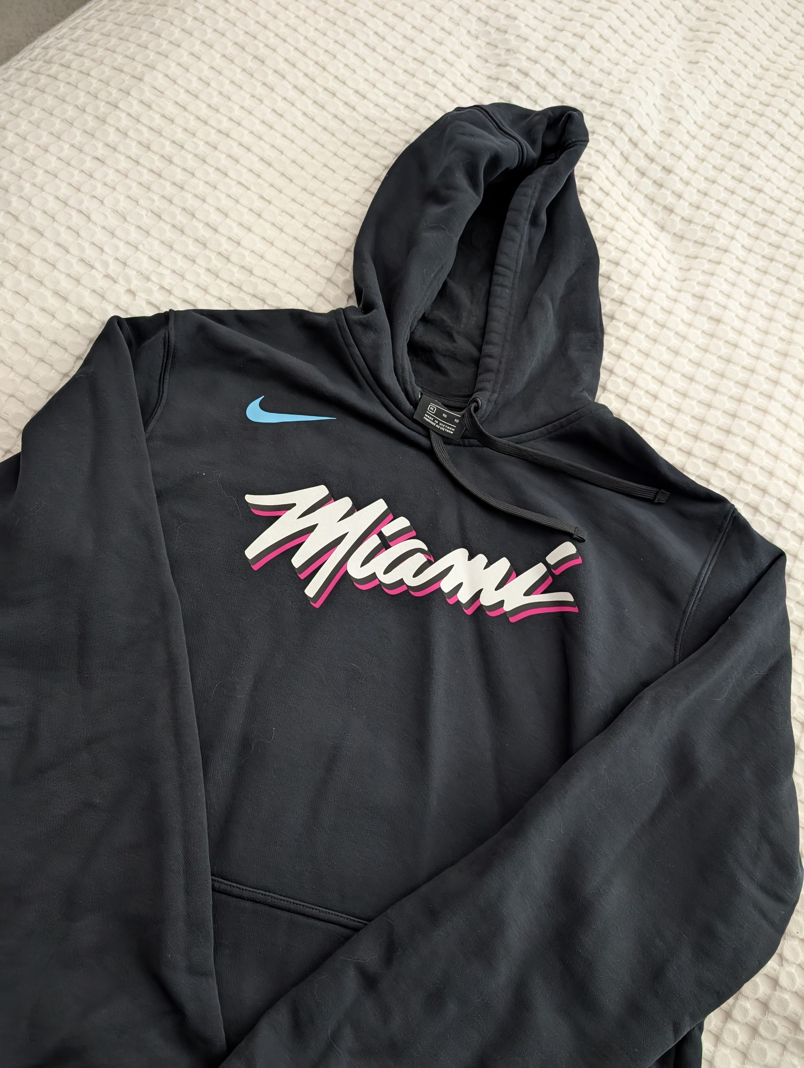 Nike Miami Heat Hoodie Miami Heat Nike City Edition Essential Logo