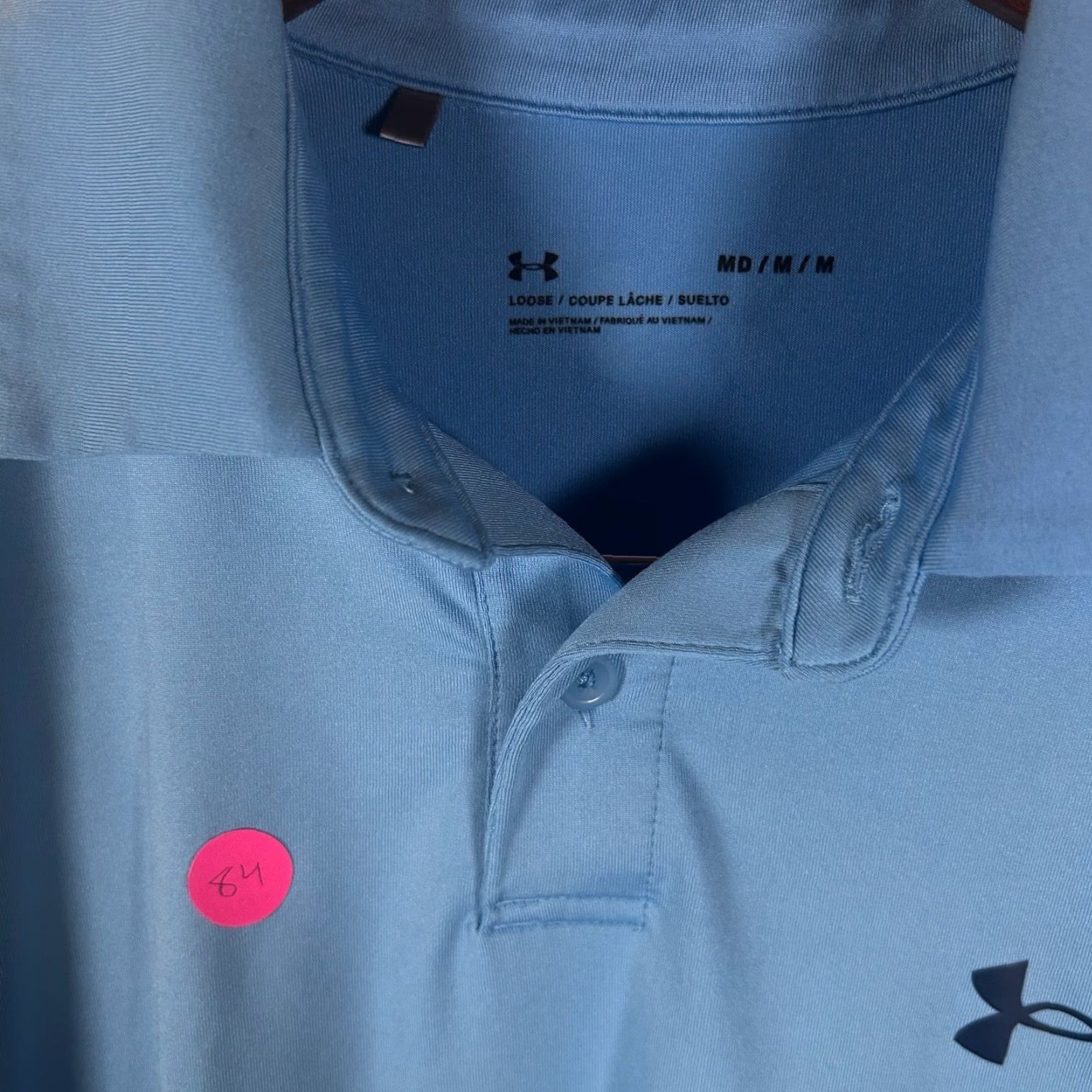 Under Armour Under Armour Mens HeatGear Polo Shirt Blue Short Sleeve Size Medium Size US M / EU 48-50 / 2 - 3 Thumbnail