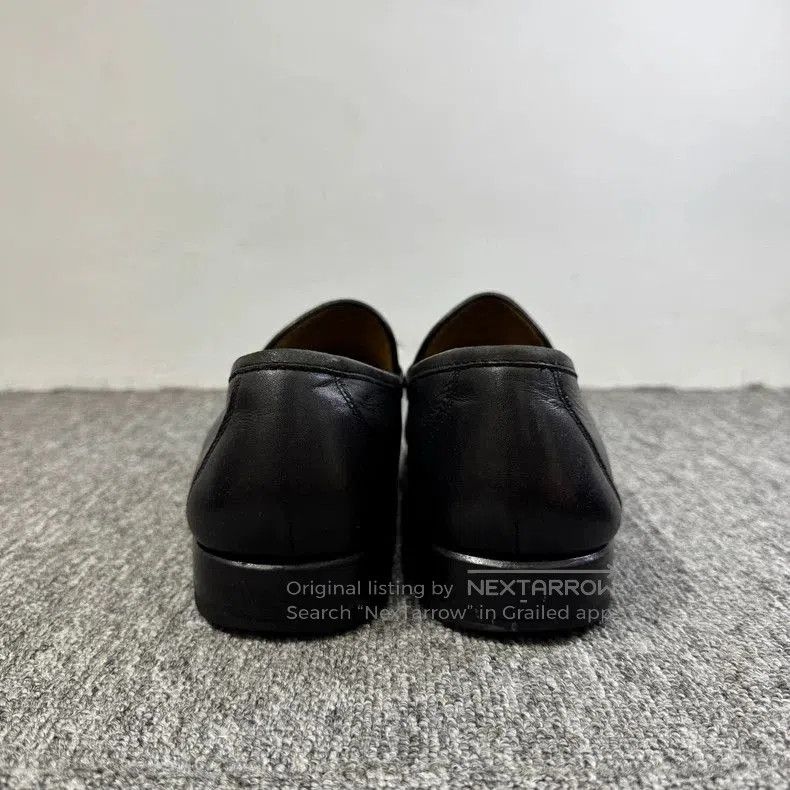 Vintage Ferragamo Lock Buckle Leather Loafers. Size US 9 / EU 42 - 3 Thumbnail