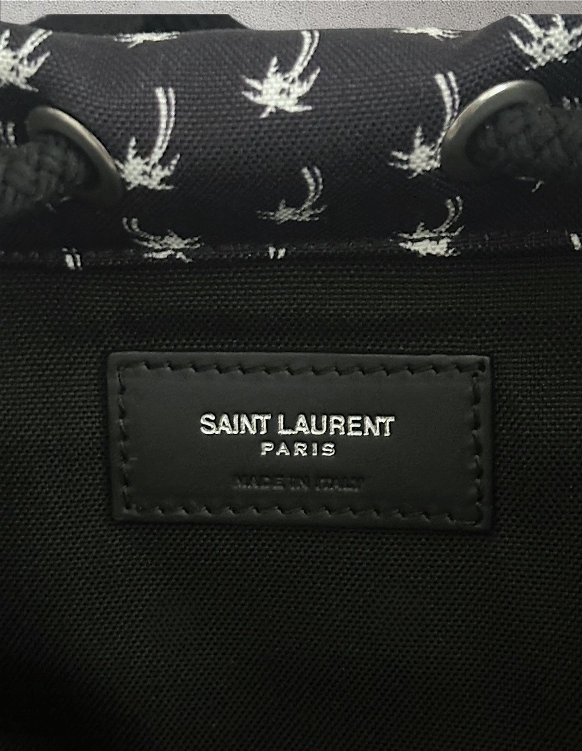 Saint Laurent Paris Saint Laurent Palm Tree Sailor Backpack Size ONE SIZE - 9 Thumbnail
