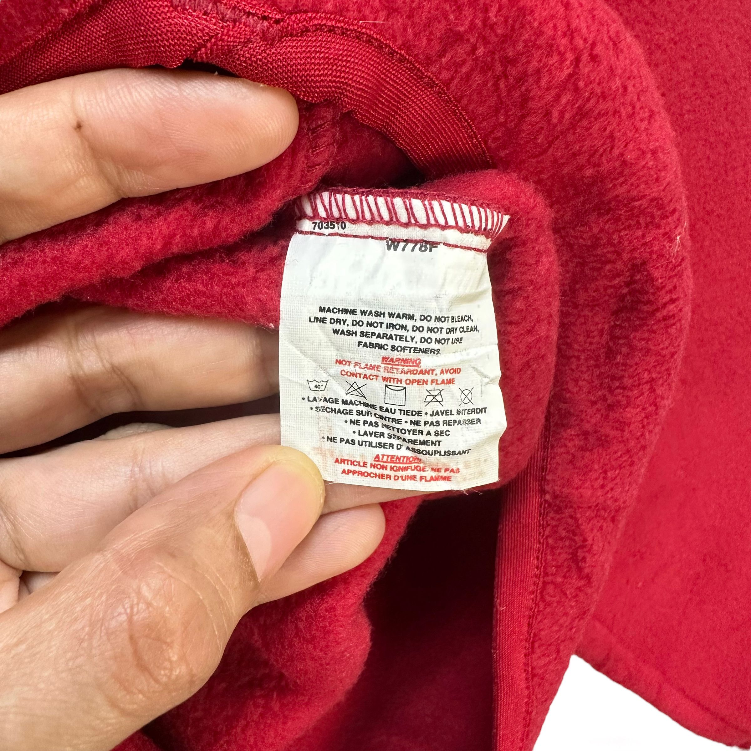 Patagonia FA99 PATAGONIA SYNCHILLA SNAP BUTTON RED FLEECE #7653-161 Size US S / EU 44-46 / 1 - 10 Thumbnail