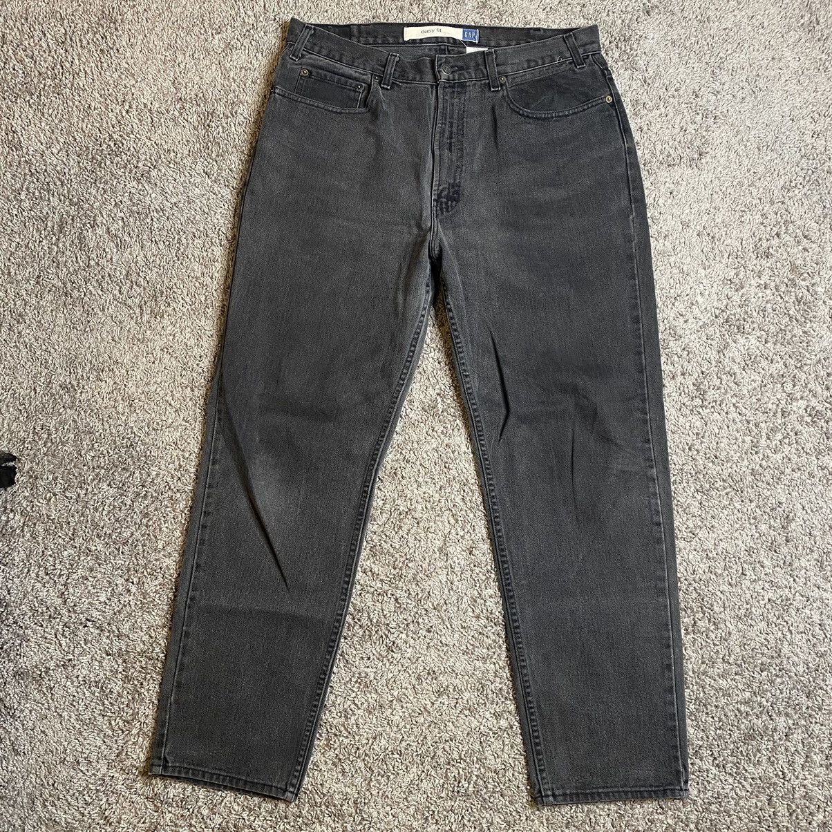 Gap Vintage GAP Denim Jeans 36x30 Easy Fit Black Dark Wash Size US 36 / EU 52 - 4 Thumbnail