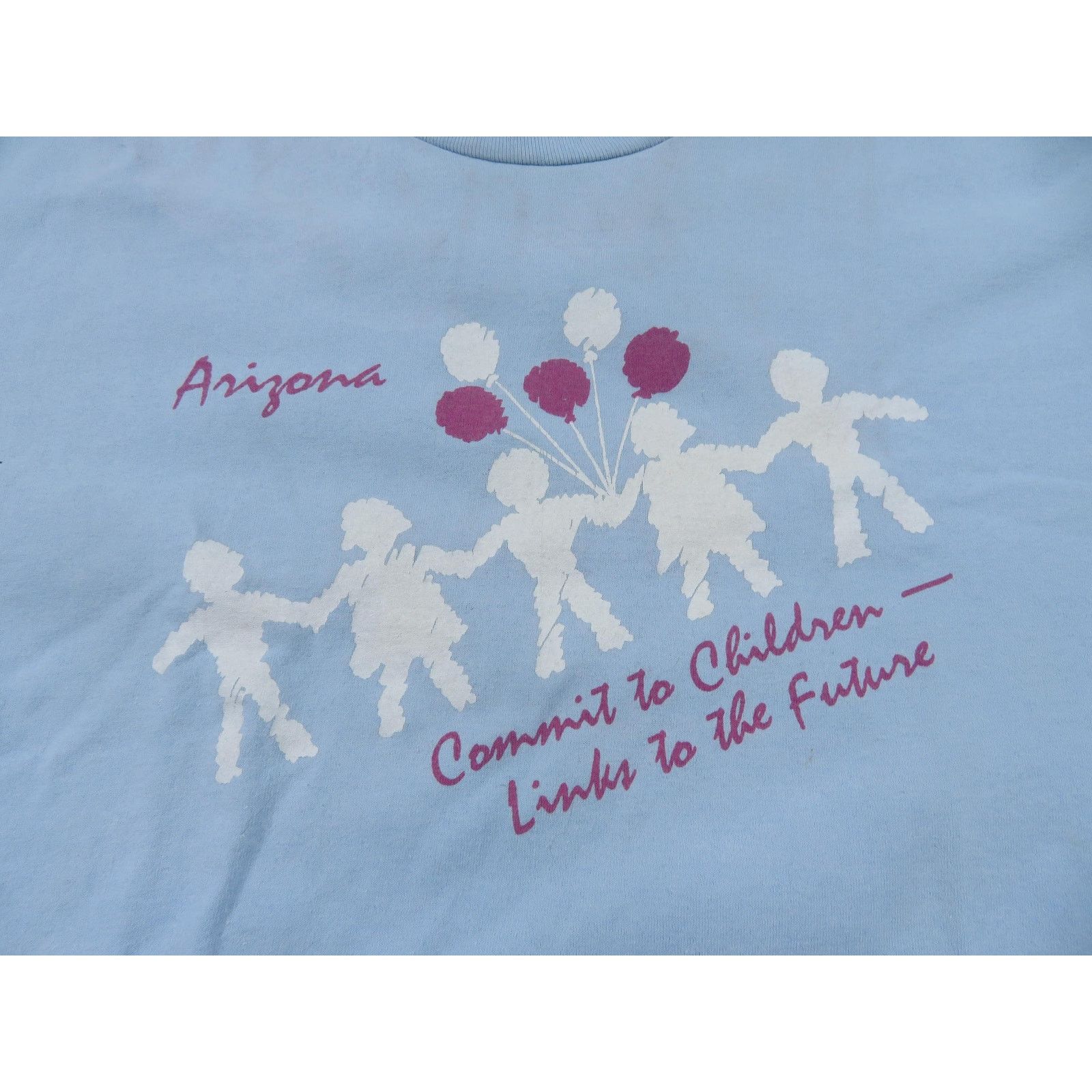 Hanes Arizona Commit to Children Links to Future T-Shirt XL 1980s Size US XL / EU 56 / 4 - 2 Thumbnail