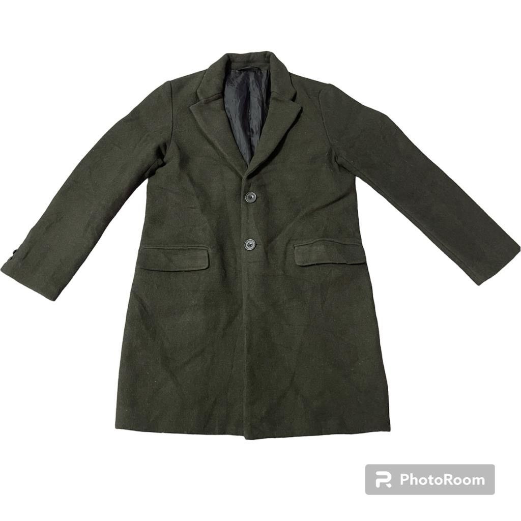 Tete Homme Issey Miyake by Tete Homme Wool Long Coat Size US M / EU 48-50 / 2 - 1 Thumbnail