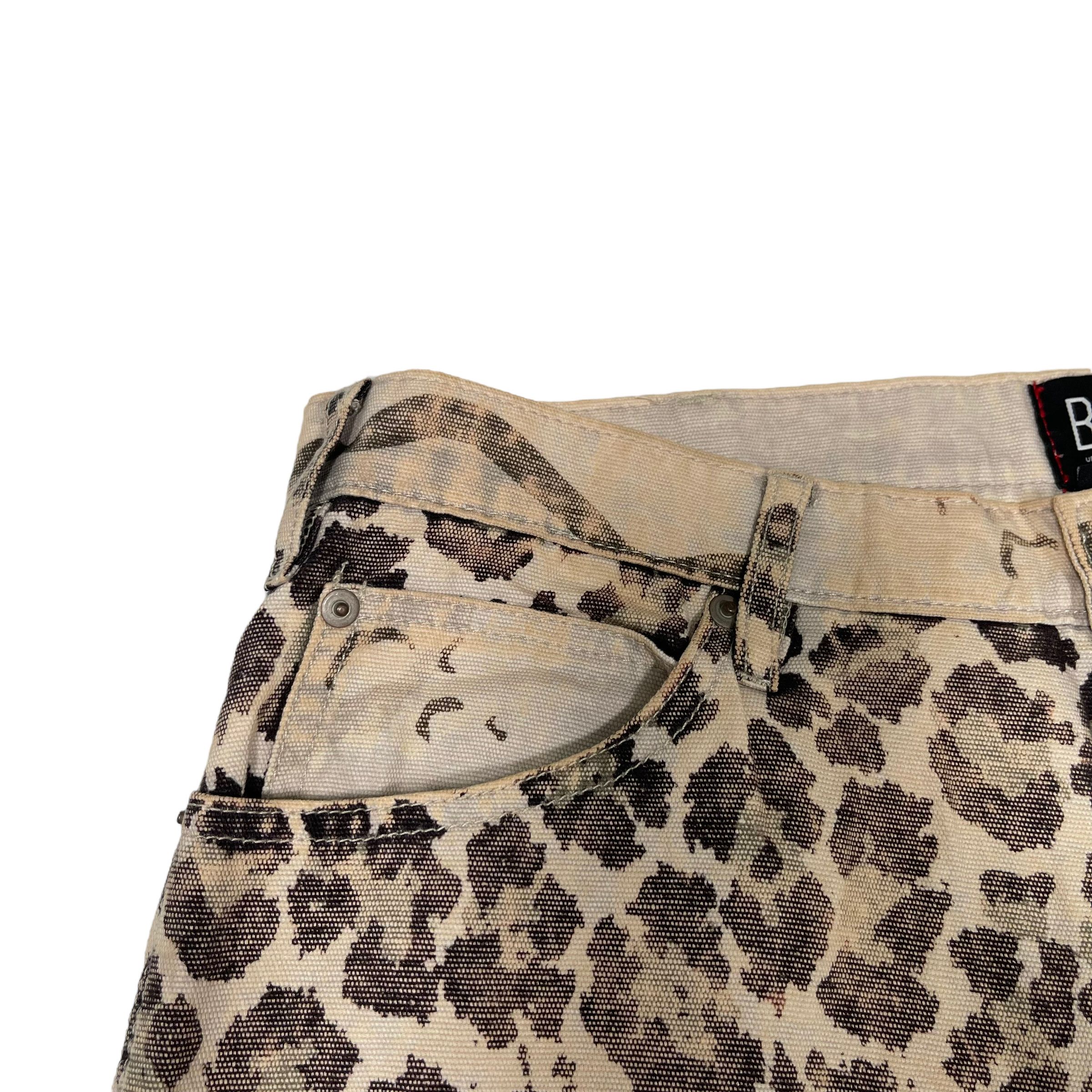 Japanese Brand Leopard Luxury Carpenter Overprint Streetwear Pants Size US 32 / EU 48 - 8 Thumbnail