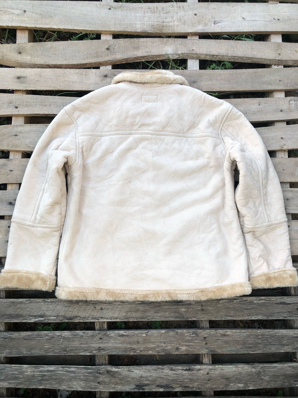 Japanese Brand × Leather × Vintage Vintage Dismiss Suede Leather Jacket Faux Fur Size US L / EU 52-54 / 3 - 2 Thumbnail