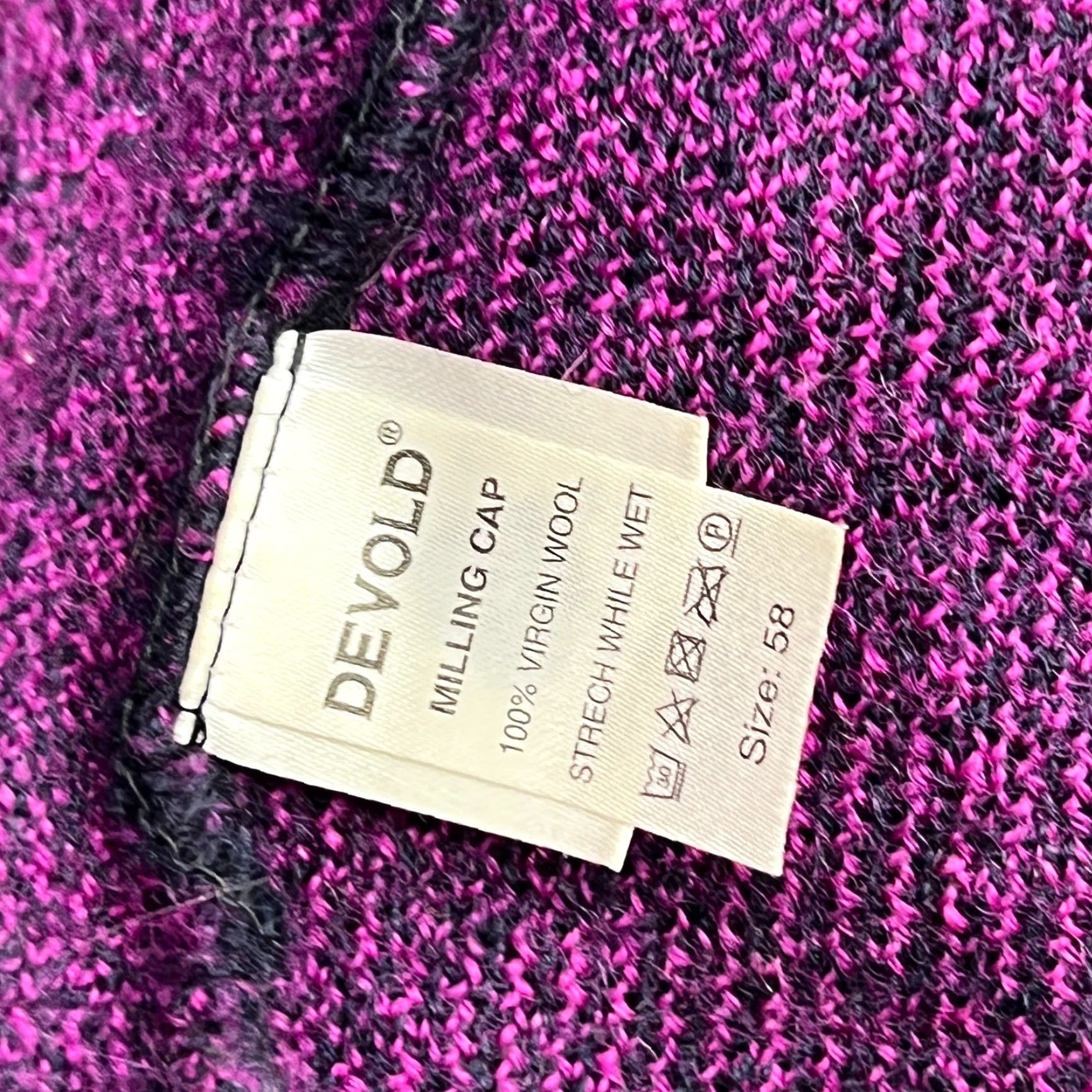Vintage Devold Beanie Unisex Adults One Size 100% Wool Thermal Purple Winter Knit Hat Size ONE SIZE - 5 Thumbnail
