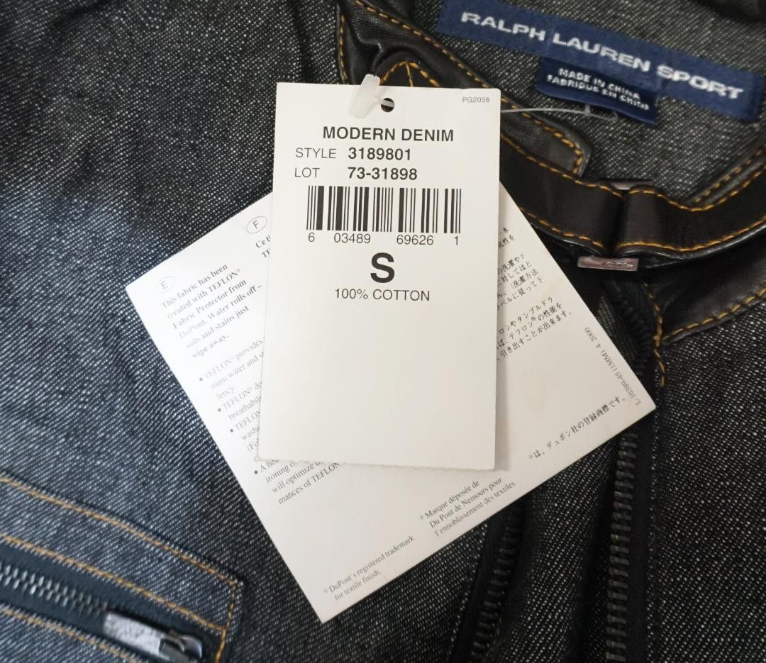 Vintage 00's 新品 Ralph Lauren Sport ライダース ジャケット Size US L / EU 52-54 / 3 - 7 Thumbnail