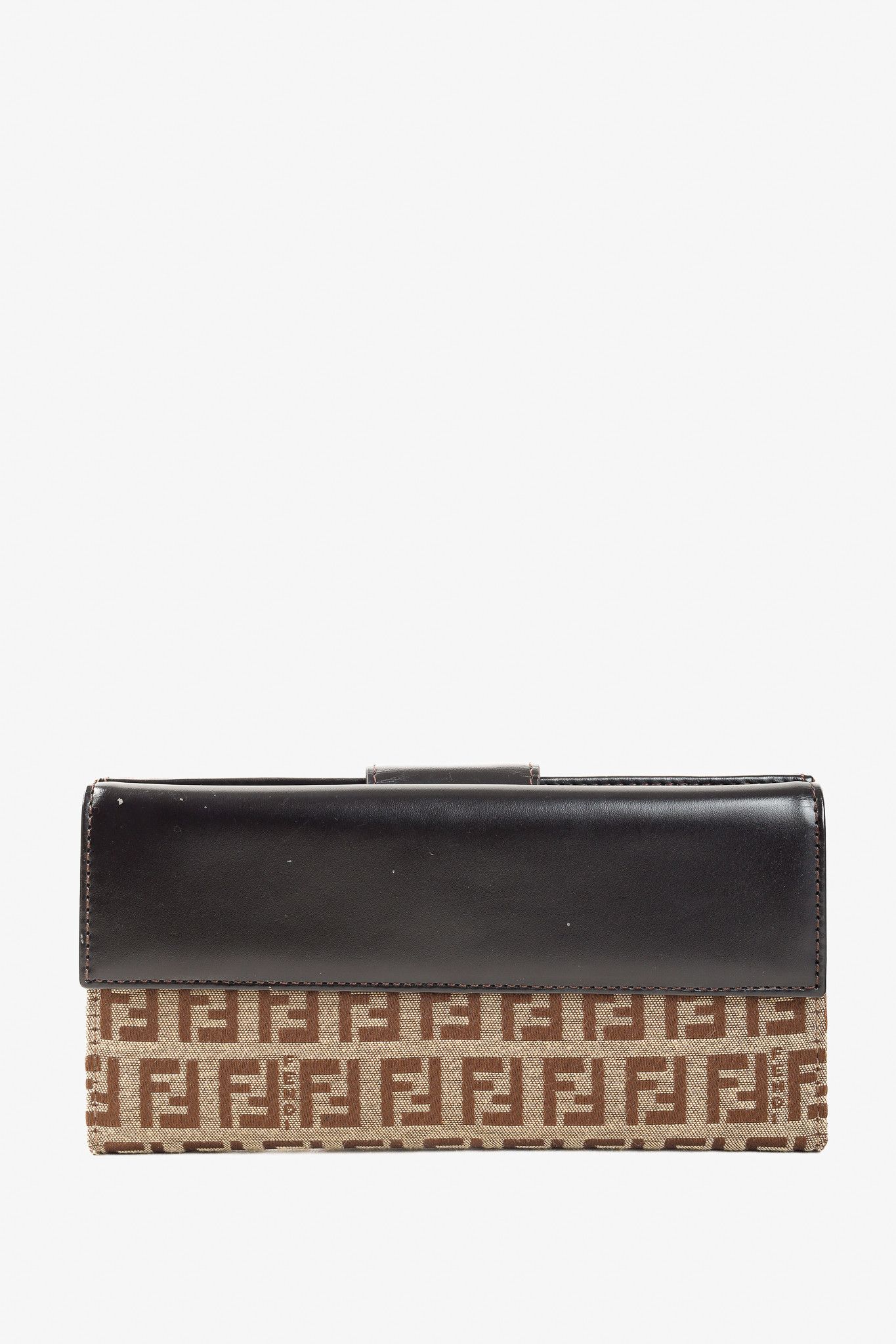 Fendi Fendi Zucca FF Logo Forever Continental Long Brown Wallet Size ONE SIZE - 4 Thumbnail