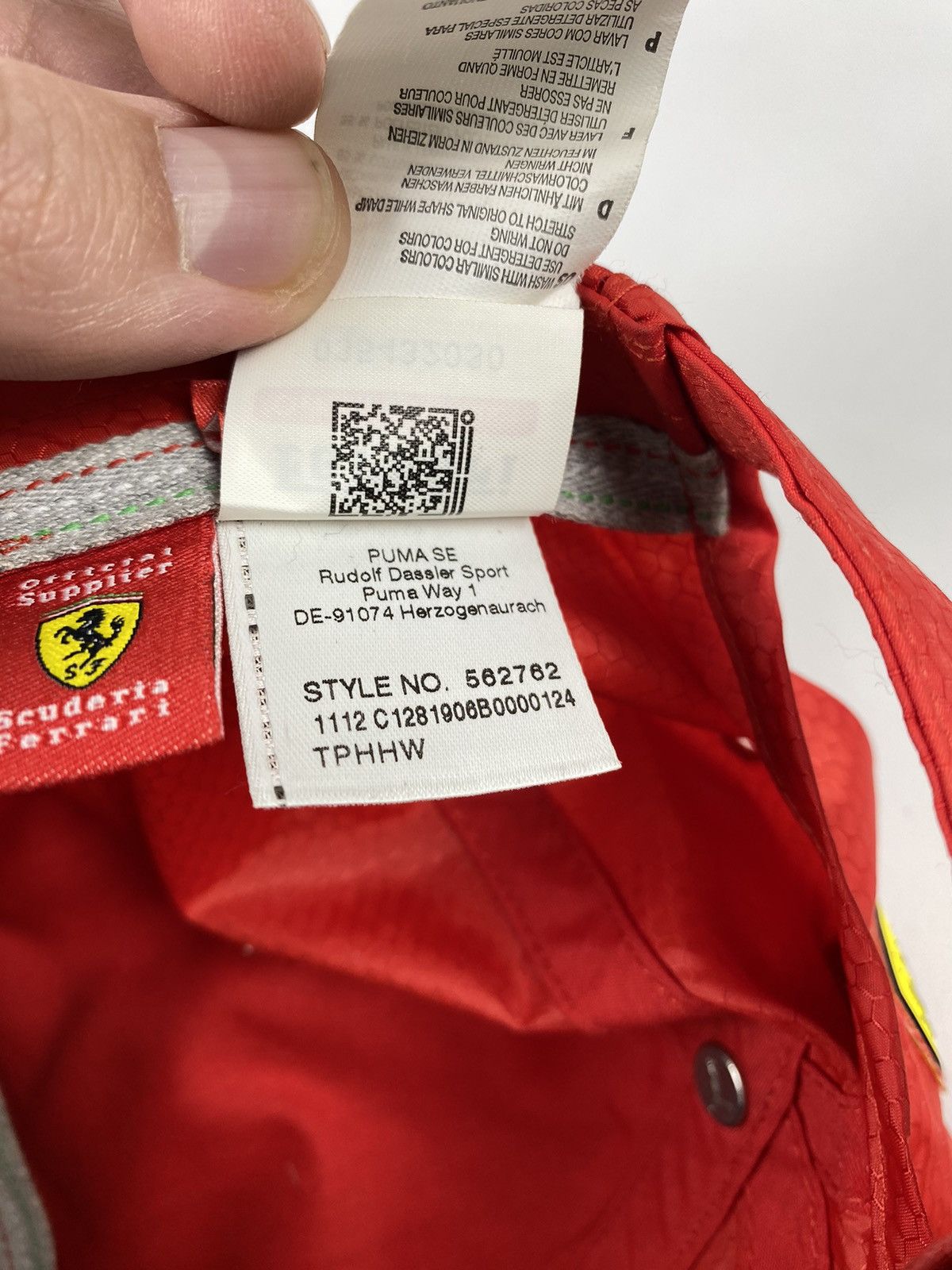 Ferrari × Puma Puma Ferrari Nylon Cap Logo One size Size ONE SIZE - 12 Thumbnail