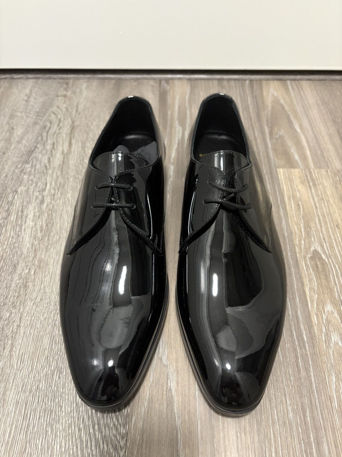 Saint Laurent Paris Saint Laurent Paris Patent leather derbies size 41 Size US 8 / EU 41 - 1 Thumbnail