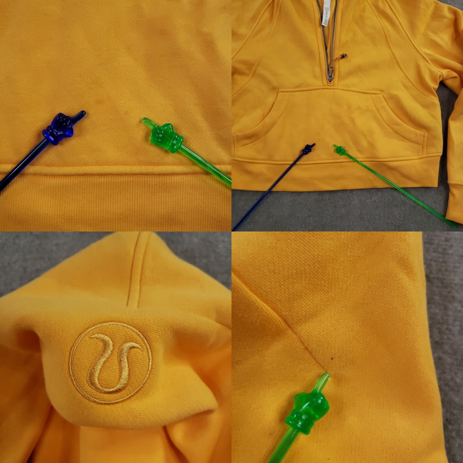 Lululemon Lululemon Sweatshirt Hoodie Scuba Oversized Womens XS Orange Funnel Neck Z Size XS / US 0-2 / IT 36-38 - 8 Thumbnail