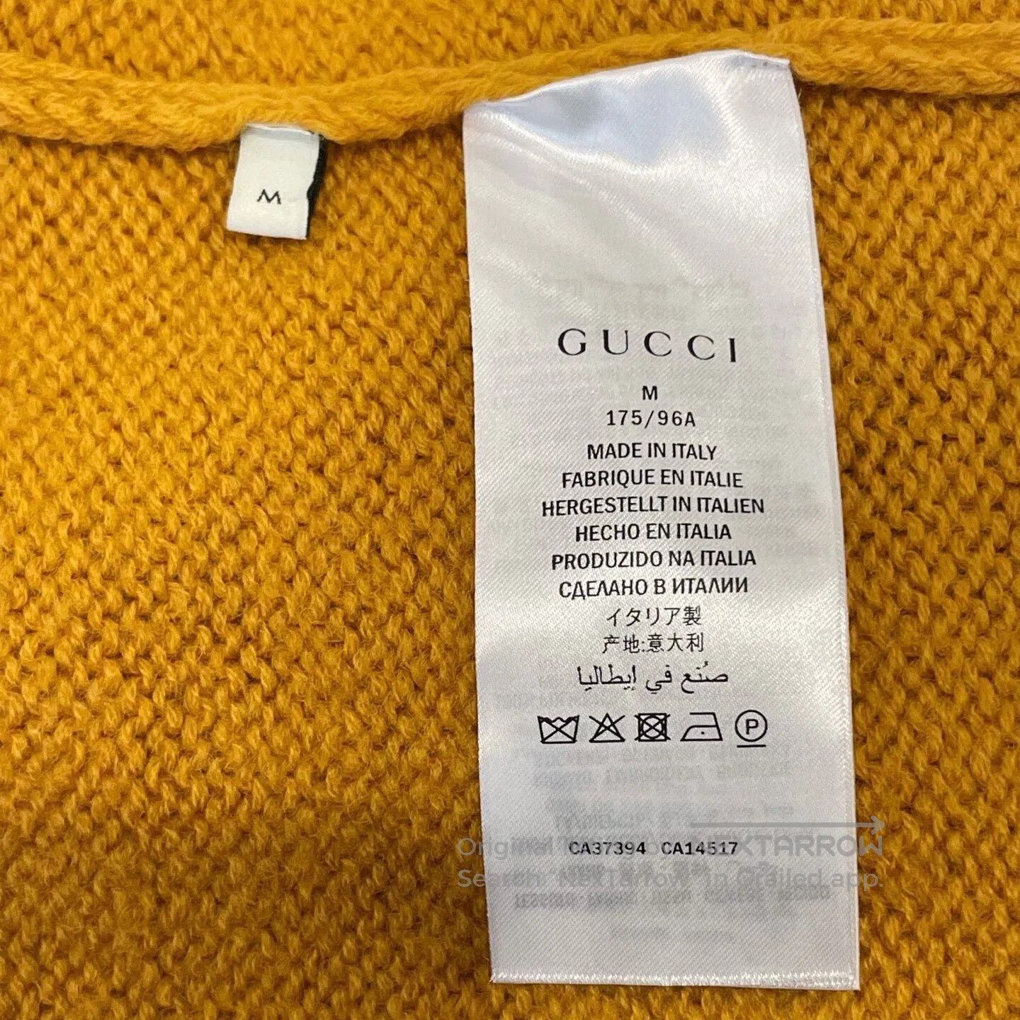 Gucci gucci yellow knitted v. Size US M / EU 48-50 / 2 - 6 Thumbnail