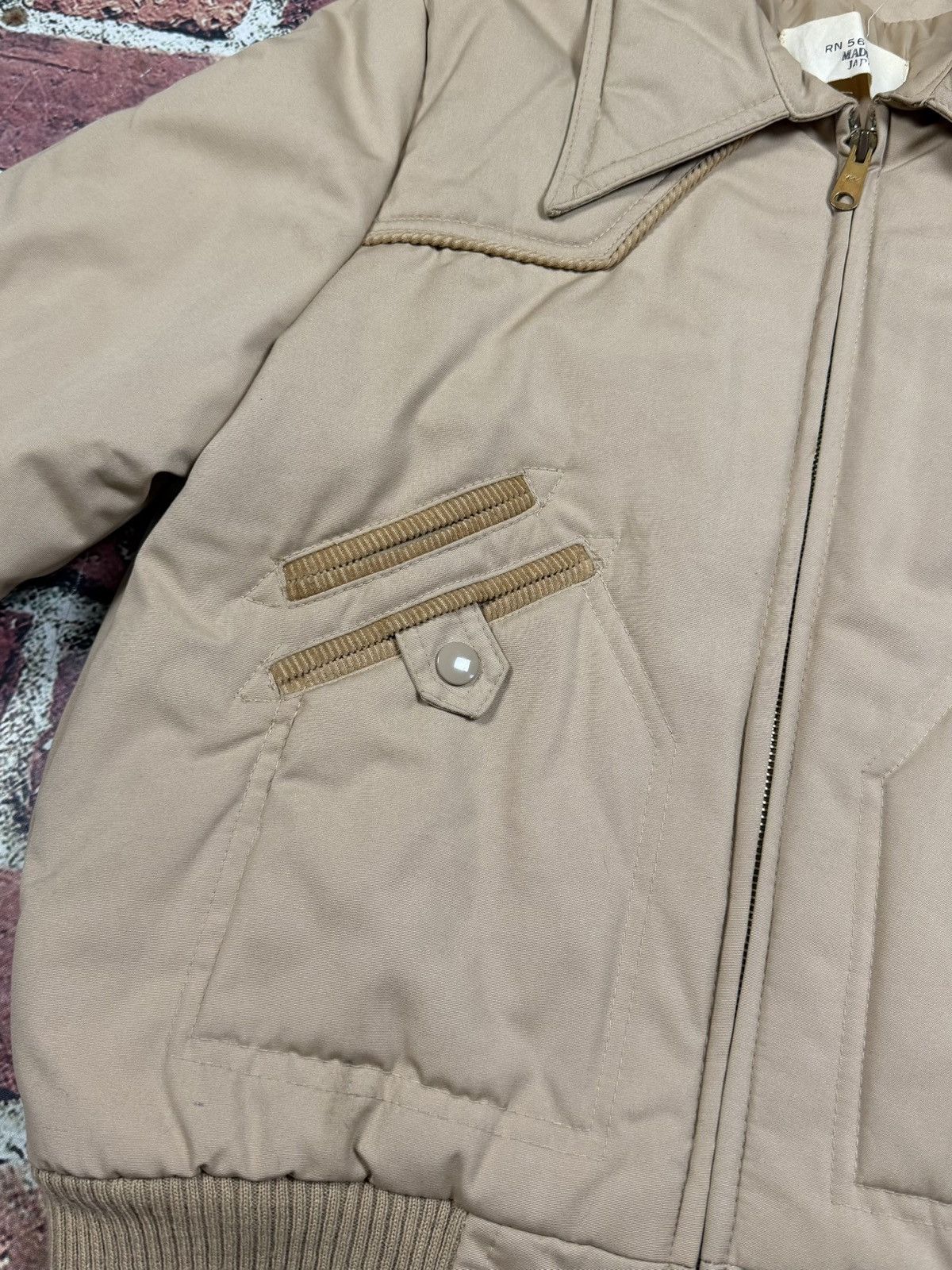 Other Vintage Ranchwear Western Style Bomber Jacket Tan Japan 70s Size US M / EU 48-50 / 2 - 8 Thumbnail