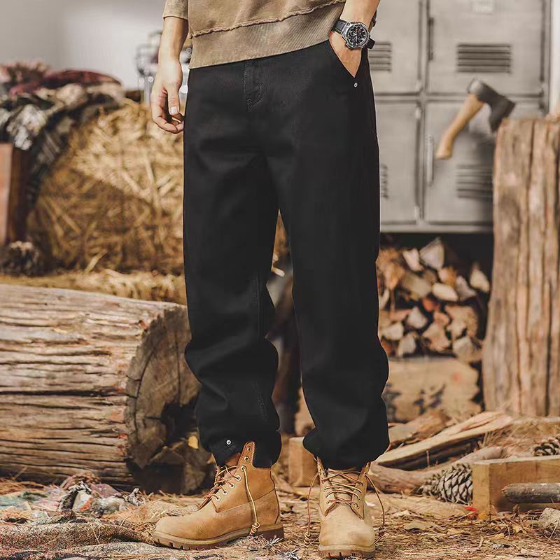 Japanese Brand × Vintage Black High Street Vintage Loose Fit Jeans Size US 32 / EU 48 - 3 Thumbnail