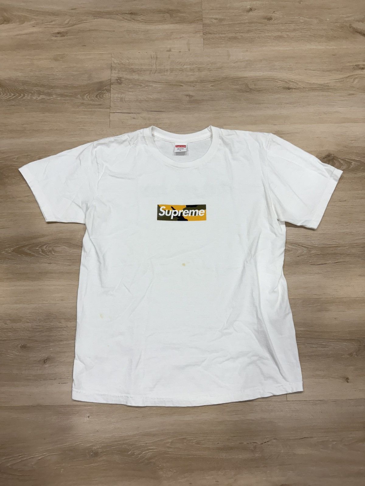 Supreme Brooklyn Box Logo Tee White – DISTRICT ONE NY