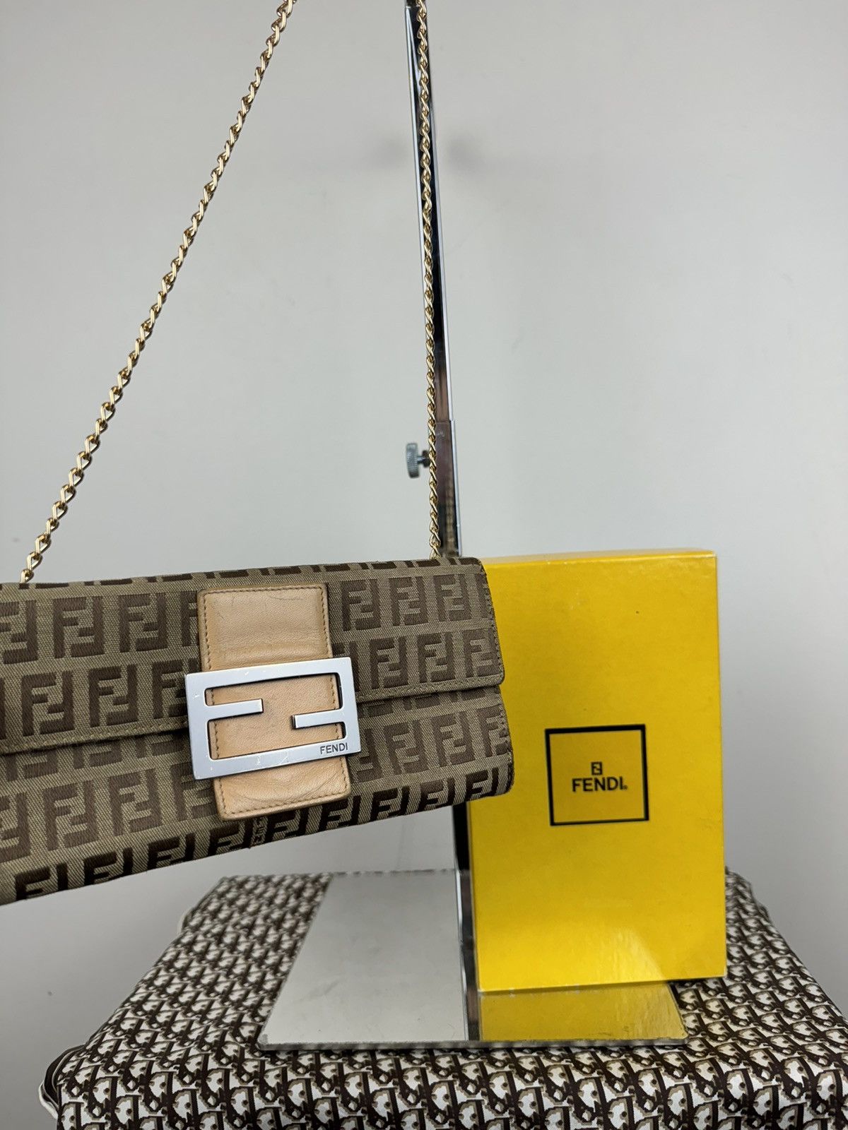 Fendi Shoulder leather bag Fendi FF monogram original rare item Size ONE SIZE - 2 Thumbnail