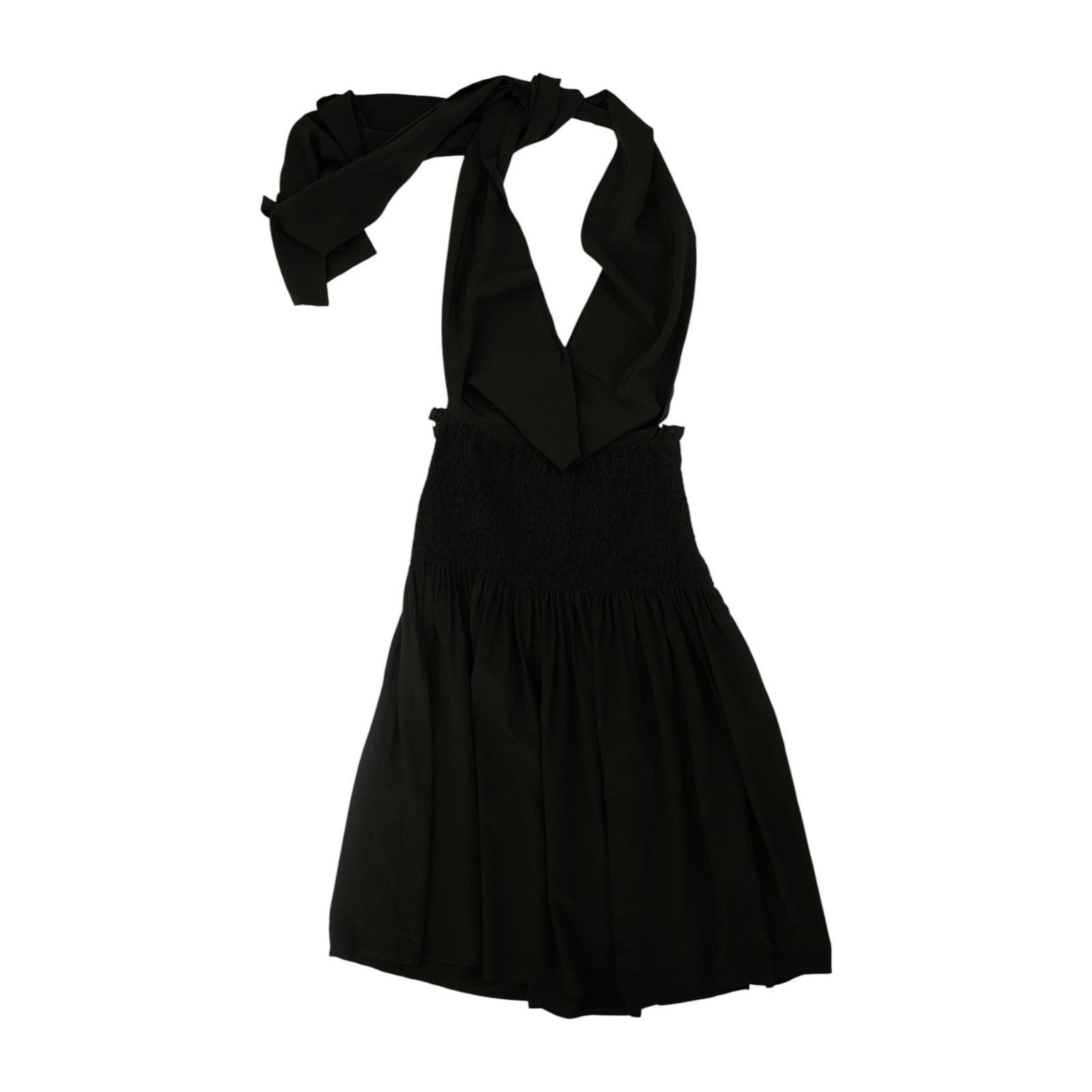 Chloe 70s Black Crepe Dress Size XS / US 0-2 / IT 36-38 - 2 Thumbnail