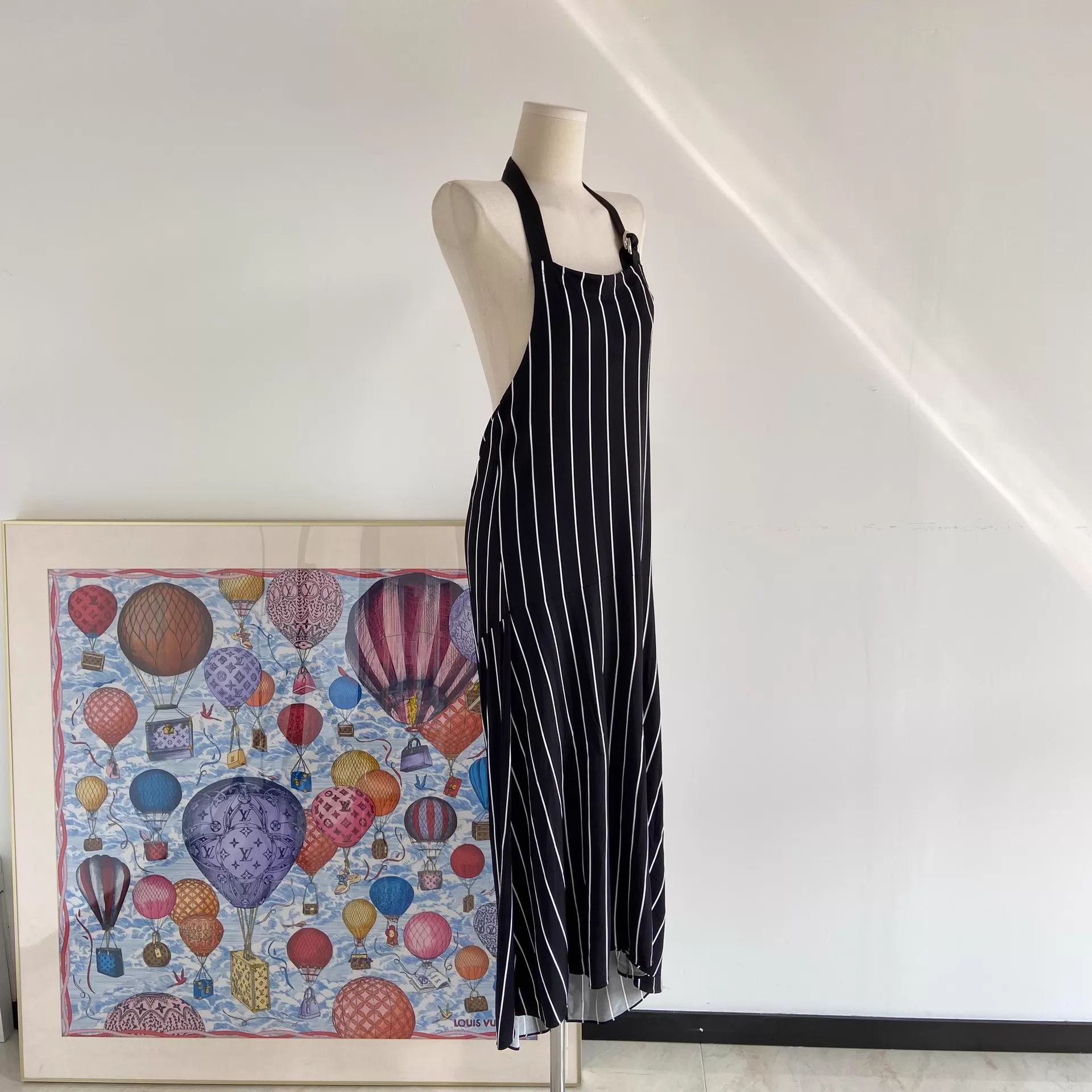 Balenciaga Balenciaga black stripe backless dress FR36 Size XS / US 0-2 / IT 36-38 - 5 Thumbnail