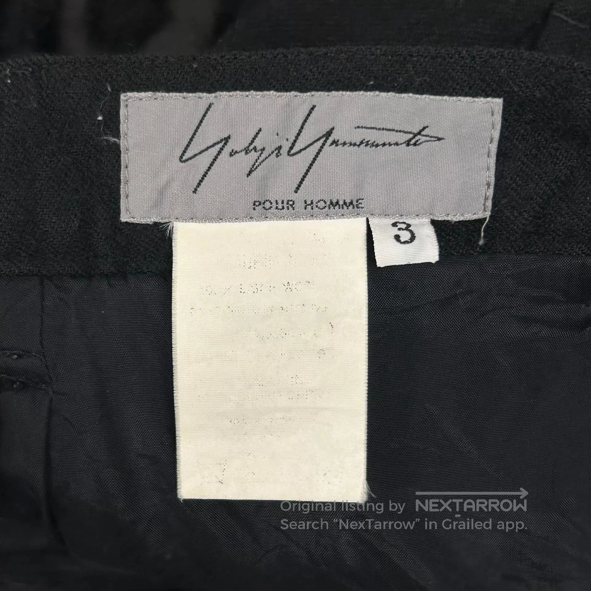 Yohji Yamamoto yohji yamamoto leather flower trousers. Size US 30 / EU 46 - 4 Thumbnail