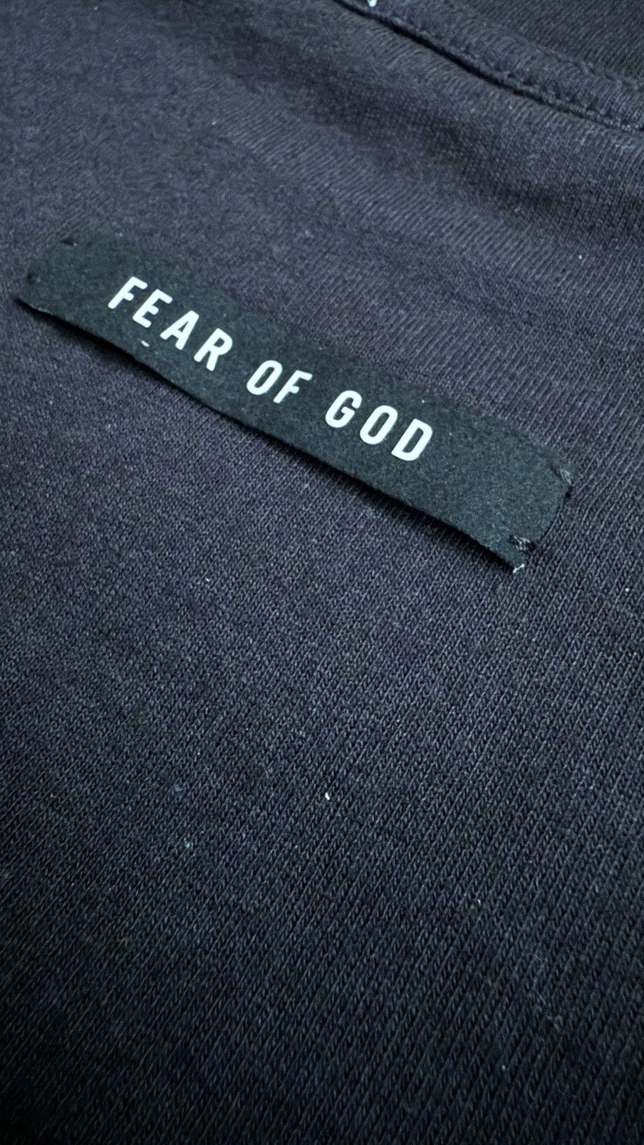Fear of God FEAR OF GOD FG LOGO T SHIRT BLACK Size US M / EU 48-50 / 2 - 4 Thumbnail