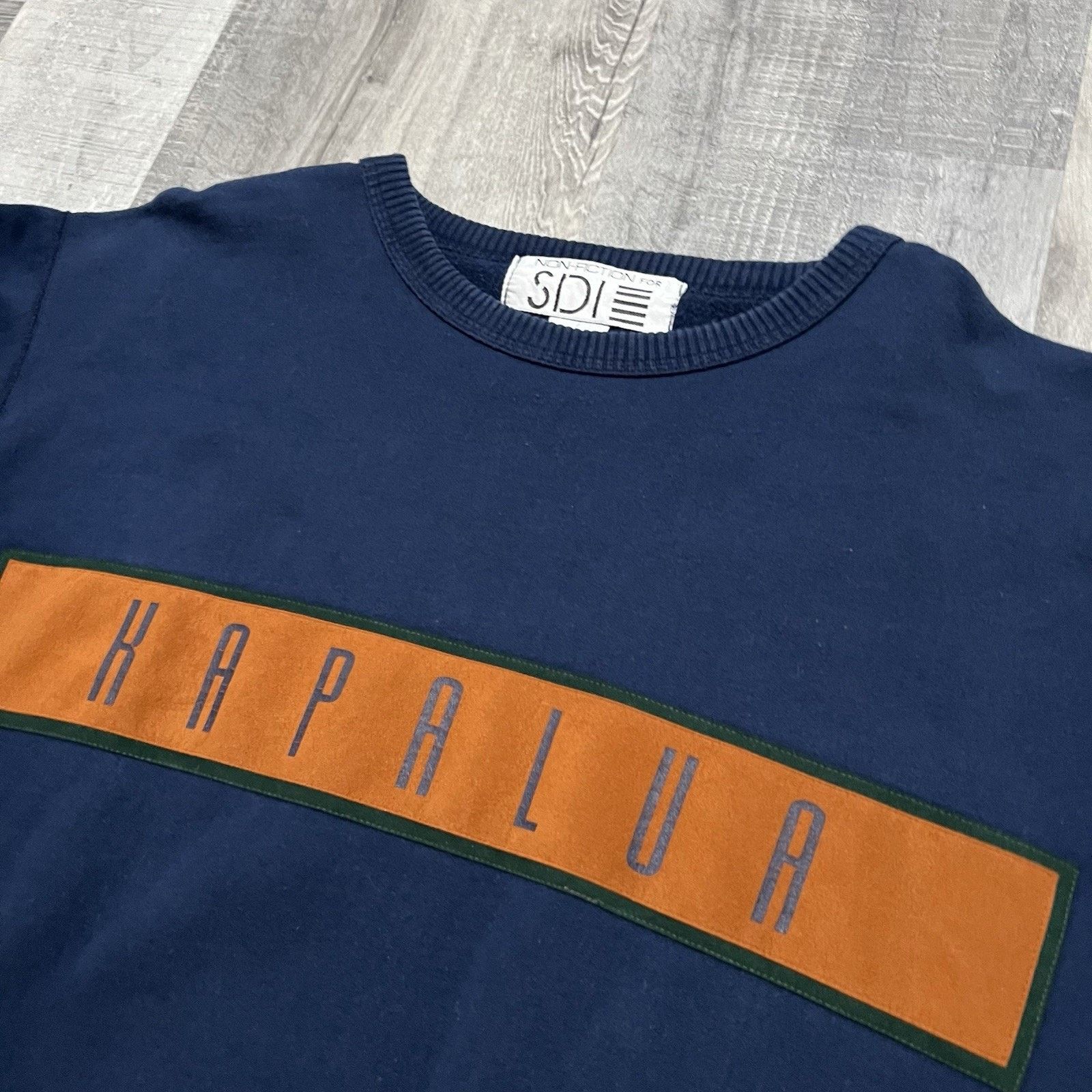 Vintage VTG Kapalua Hawaii Leather Style Crewneck Sweatshirt 90s Y2K Size US XL / EU 56 / 4 - 3 Thumbnail