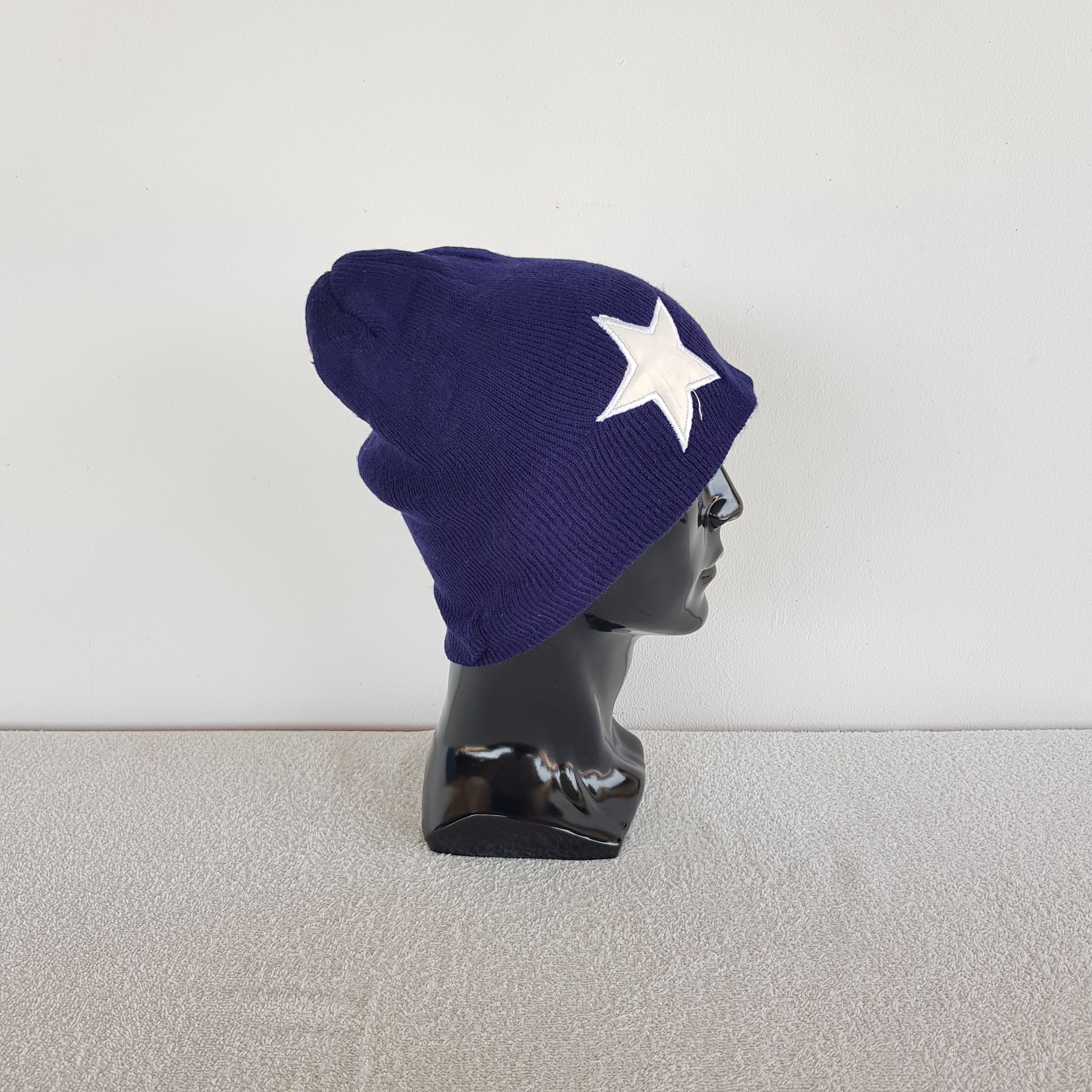 Japanese Brand Vintage Star Beanie Knitted Snow Caps Hats Size ONE SIZE - 3 Thumbnail
