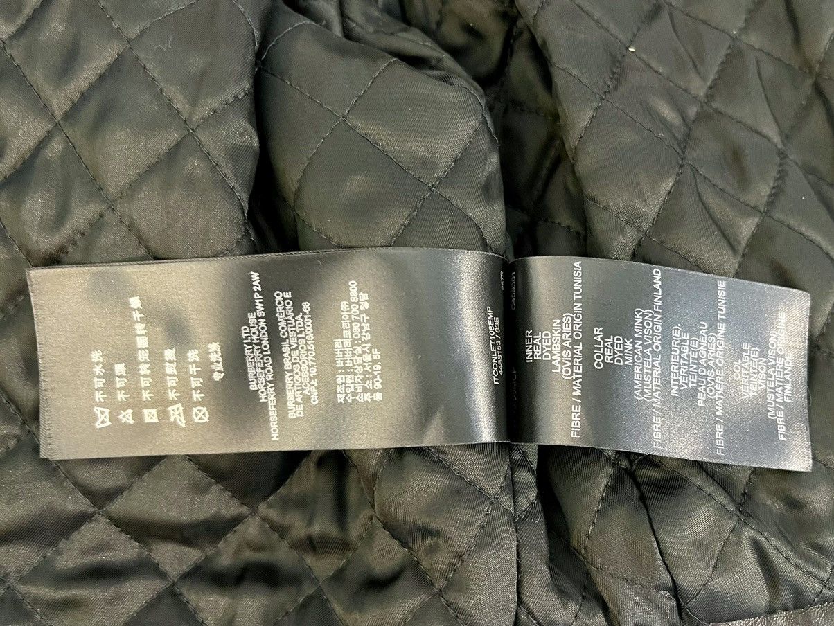 Burberry Prorsum 100% Authentic Burberry Prorsum Mink & Lambskin Biker Jacket Size S / US 4 / IT 40 - 9 Thumbnail