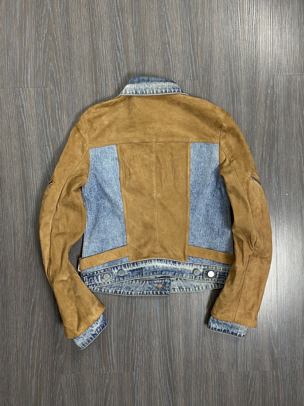Allsaints NWT Allsaints Full zip Denik Suede Curtis Jacket RRP725$ Size XS / US 0-2 / IT 36-38 - 11 Thumbnail
