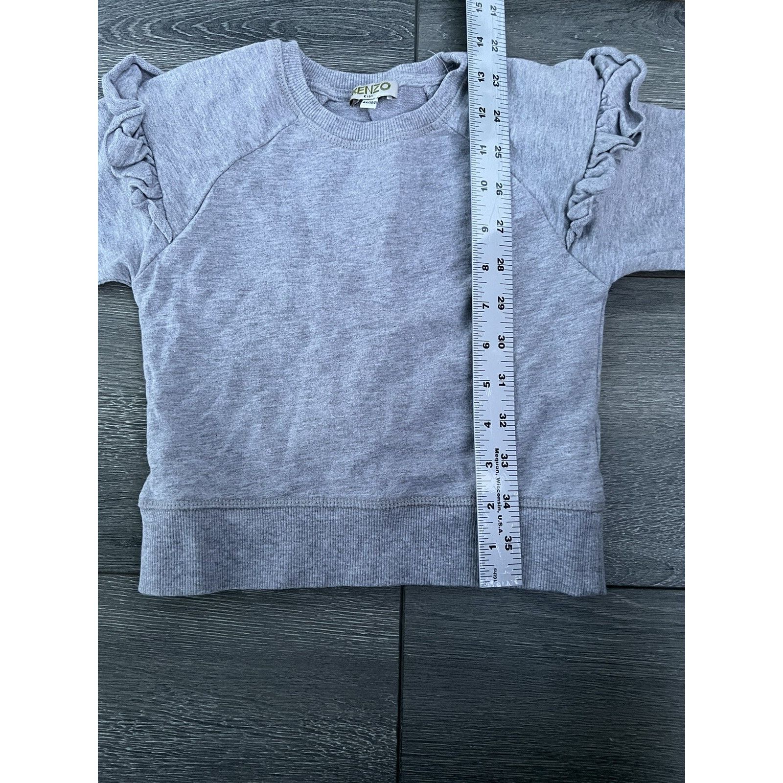 Kenzo KENZO KIDS Girls' Ruffle Accent Sewater top 4 years A000180 Size S / US 4 / IT 40 - 7 Thumbnail