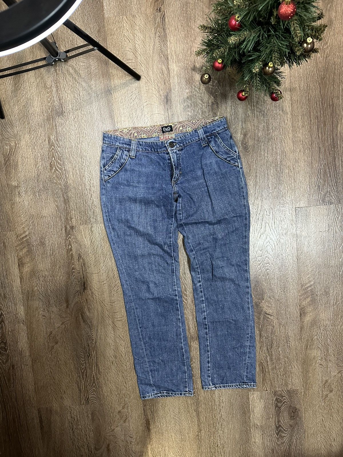 Dolce & Gabbana × Vintage Vintage Dolce&Gabbana Jeans Y2K Size 27" / US 4 / IT 40 - 6 Thumbnail