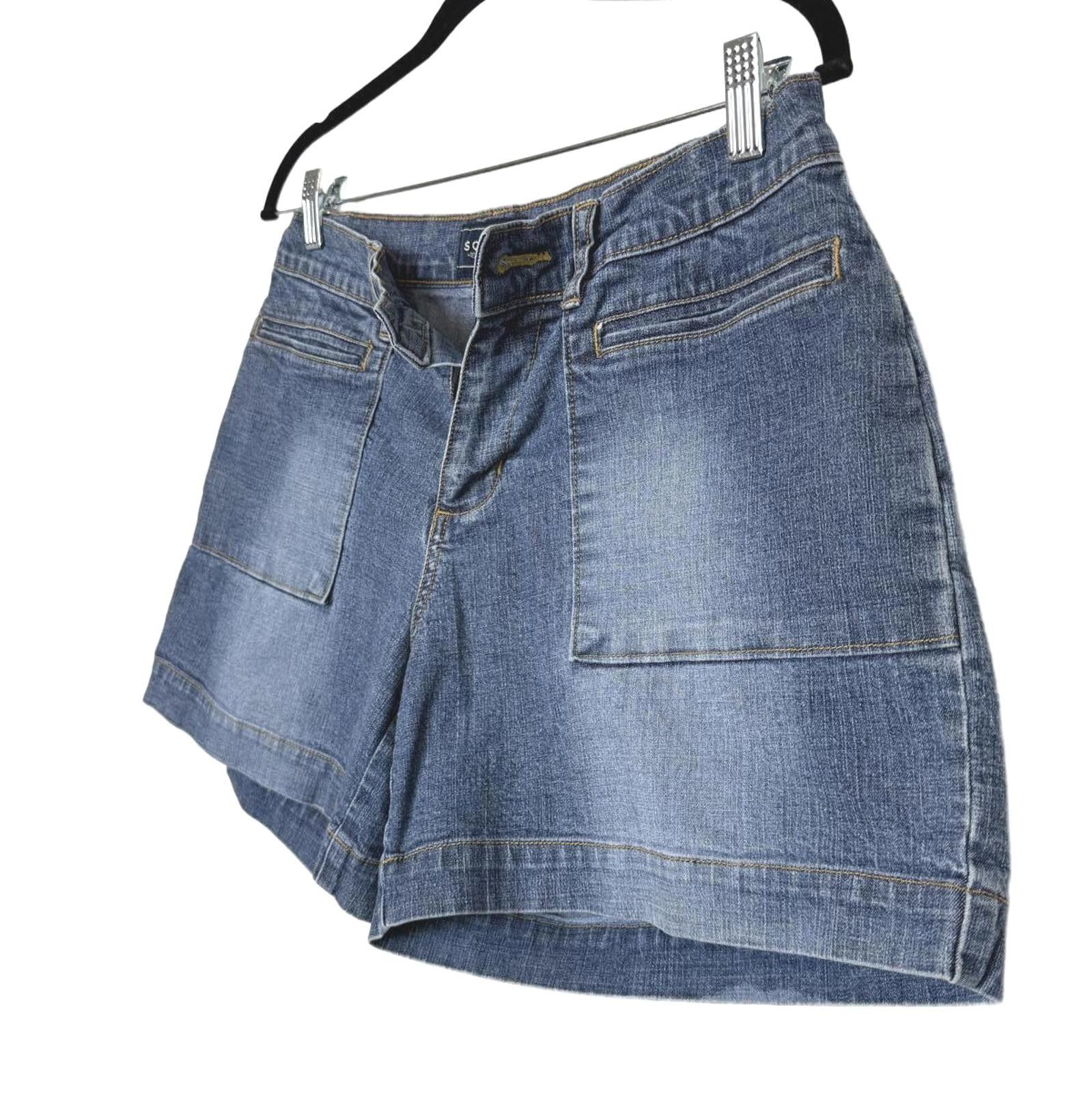 Sonoma Women's Vintage 90s Basic Denim Shorts Size 32" / US 10 / IT 46 - 3 Thumbnail