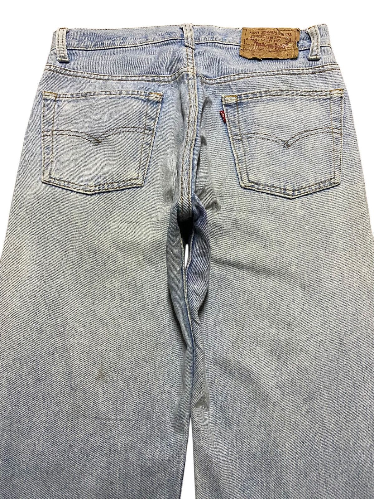 Levi's Vintage Clothing Vintage Levis 501 80s Grunge Distressed Loose Jeans Size US 29 - 4 Thumbnail