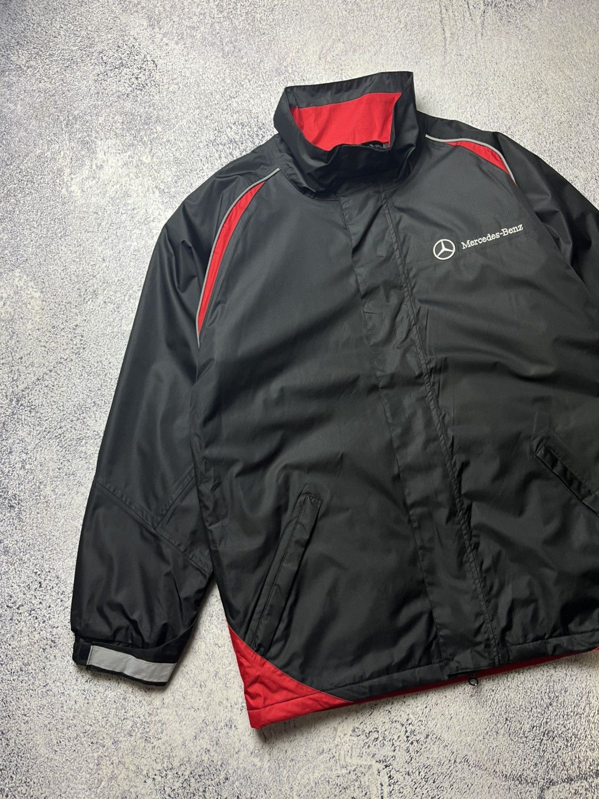 Mercedes-Benz Mercedes-Benz Vintage Racing Bomber Jacket 90's Y2K Size US M / EU 48-50 / 2 - 2 Thumbnail