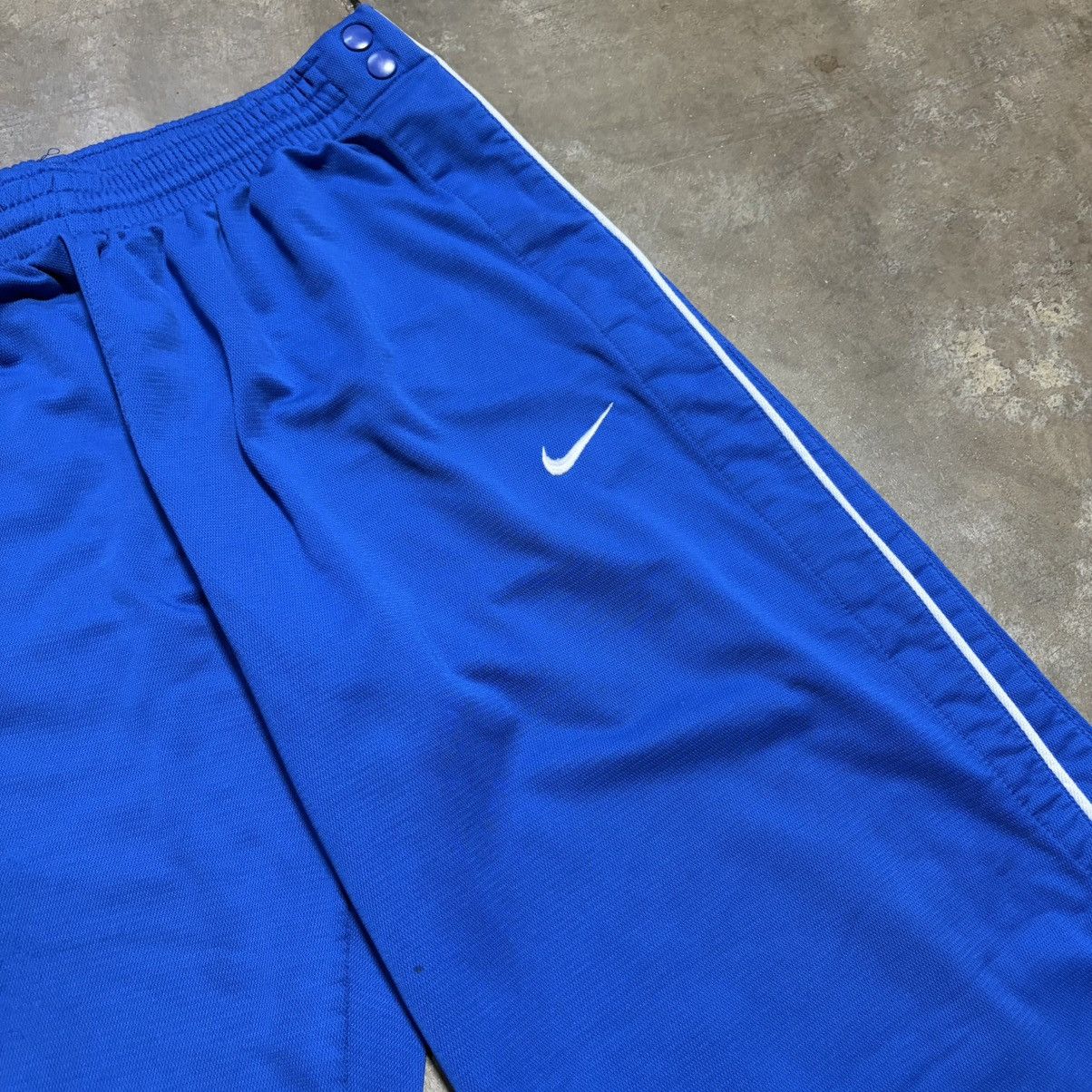 Nike Vintage Nike Tear Away Track Pants Side Button Snap Baggy Size US 29 - 4 Thumbnail
