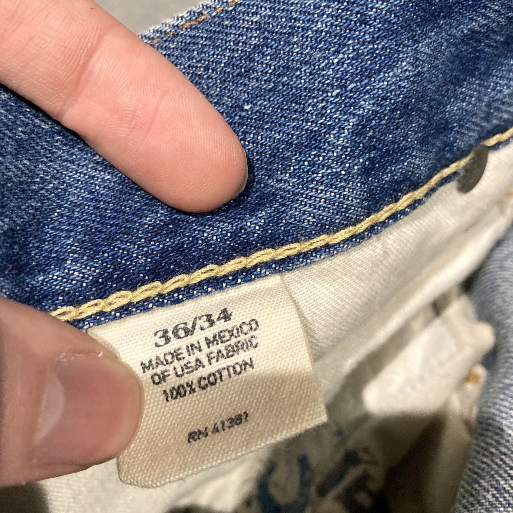 Polo Ralph Lauren Polo Ralph Lauren Jeans Mens 36 x 33 Blue Straight Leg Classic Fit 867 Denim 90s Preppy Cowboy Vintage Regular Mens Size US M / EU 48-50 / 2 - 7 Thumbnail