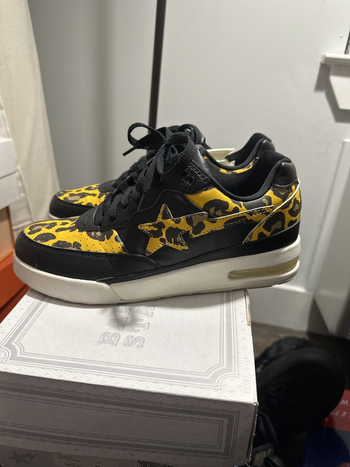 Bape 2014 Bapesta Roadsta Leather Leopard Print Size US 9.5 / EU 42-43 - 1 Thumbnail