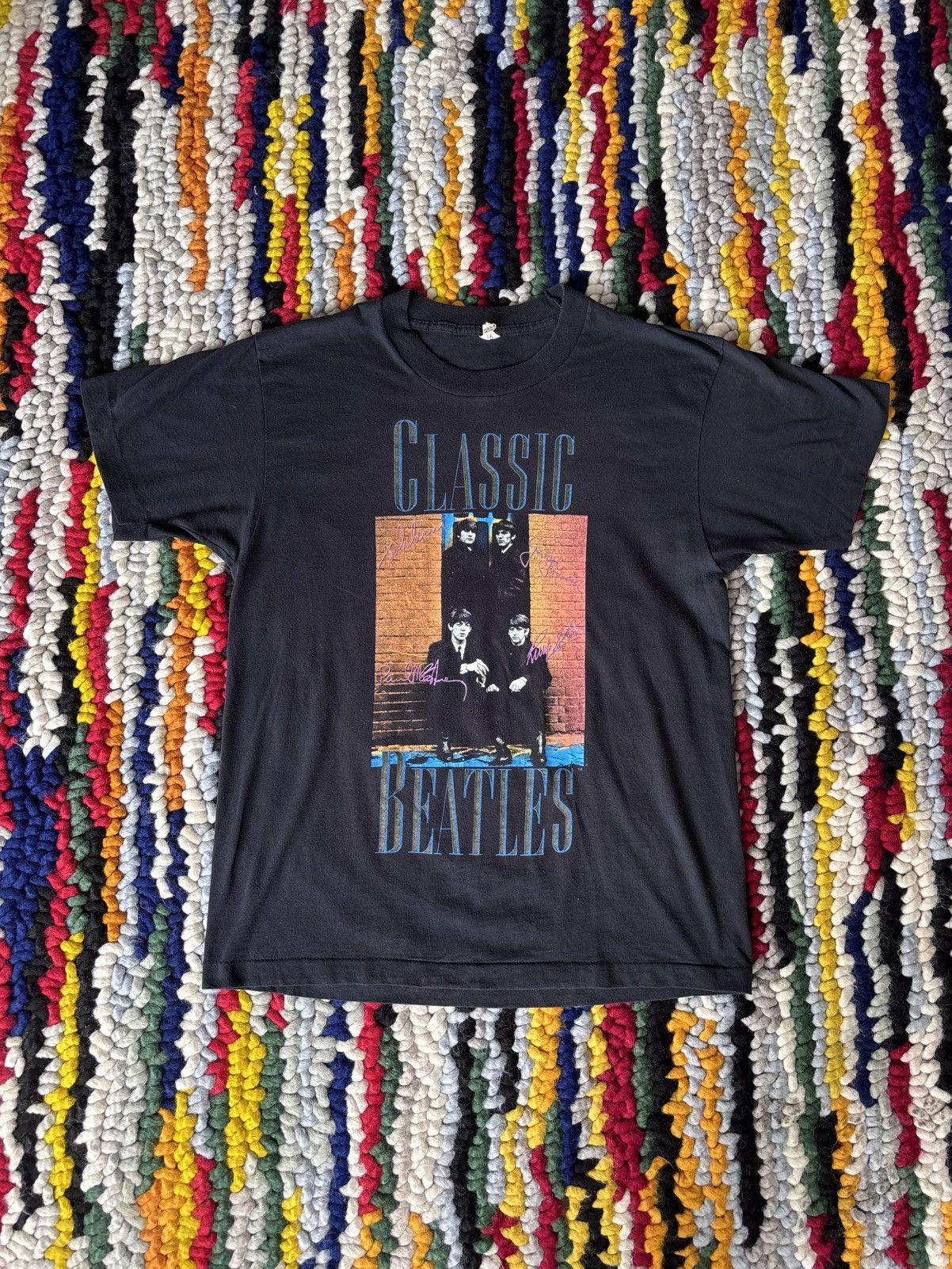 Band Tees × Vintage Vintage Beatles Band Tee Shirt Rare Size US M / EU 48-50 / 2 - 1 Thumbnail