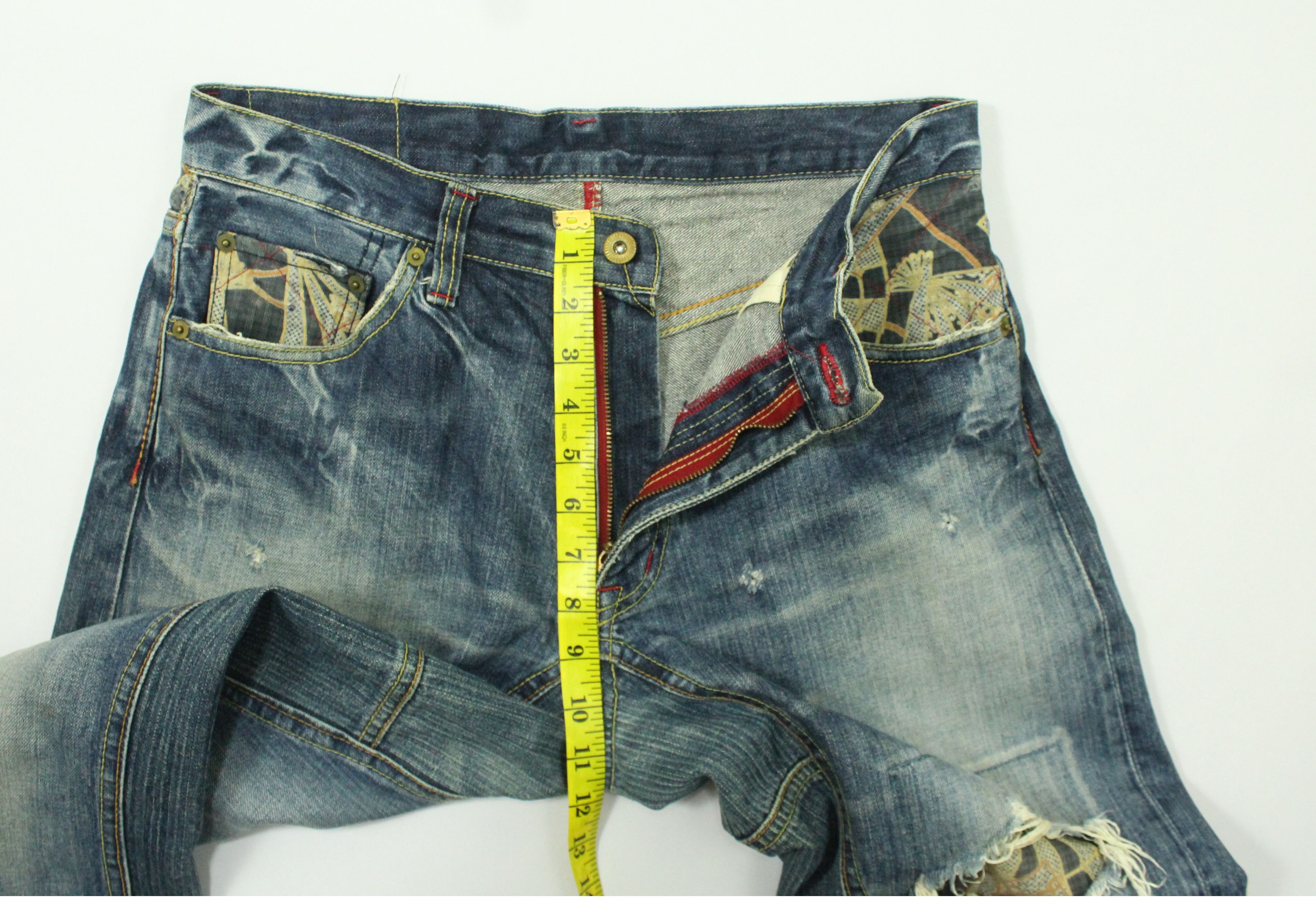 Eternal ETERNAL Denim Distressed Grunge Kapital Style Visvim Size US 32 / EU 48 - 18 Thumbnail
