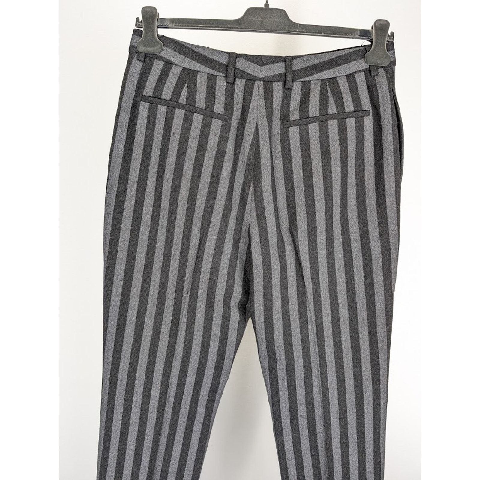Saint Laurent Paris o1rshd1 Q:2 / Tailleur Rayure Brossee Pant in Gris Anthr Size US 34 / EU 50 - 10 Thumbnail