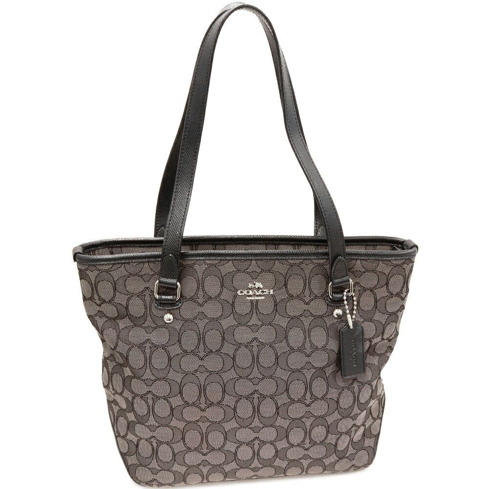 Coach Coach Coach Canvas Calfskin Signature 2way Bag F55364 Canvas Shoulder Bag F55364 DUTY FREE for USA Size ONE SIZE - 1 Thumbnail