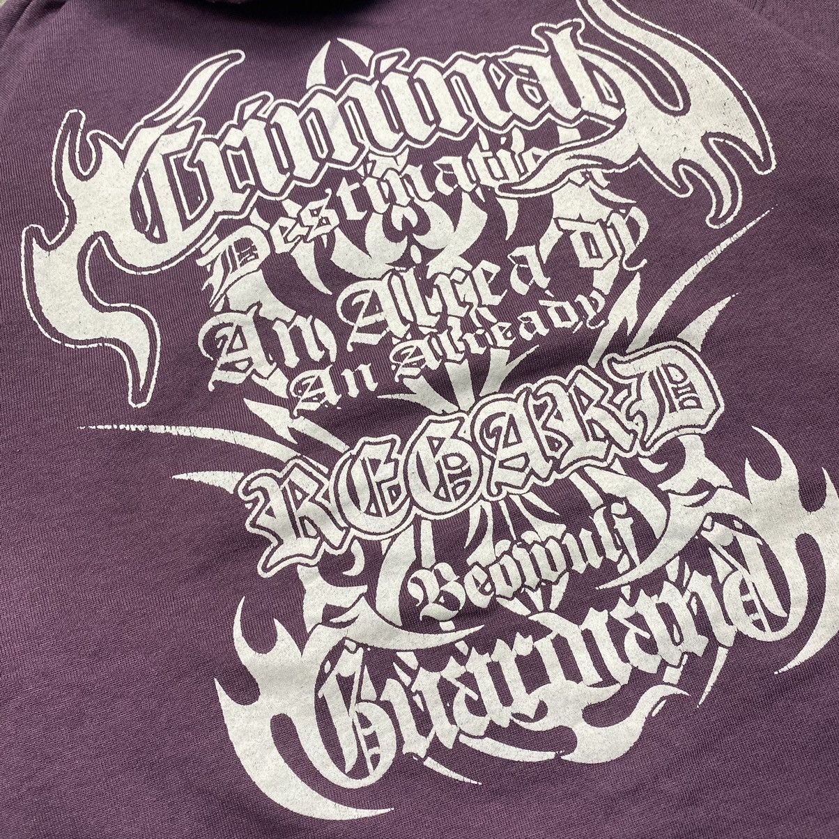 Affliction × If Six Was Nine × Le Grande Bleu (L.G.B.) Rare y2k Guardian Criminal Poem Boxy Pullover Size US L / EU 52-54 / 3 - 3 Thumbnail