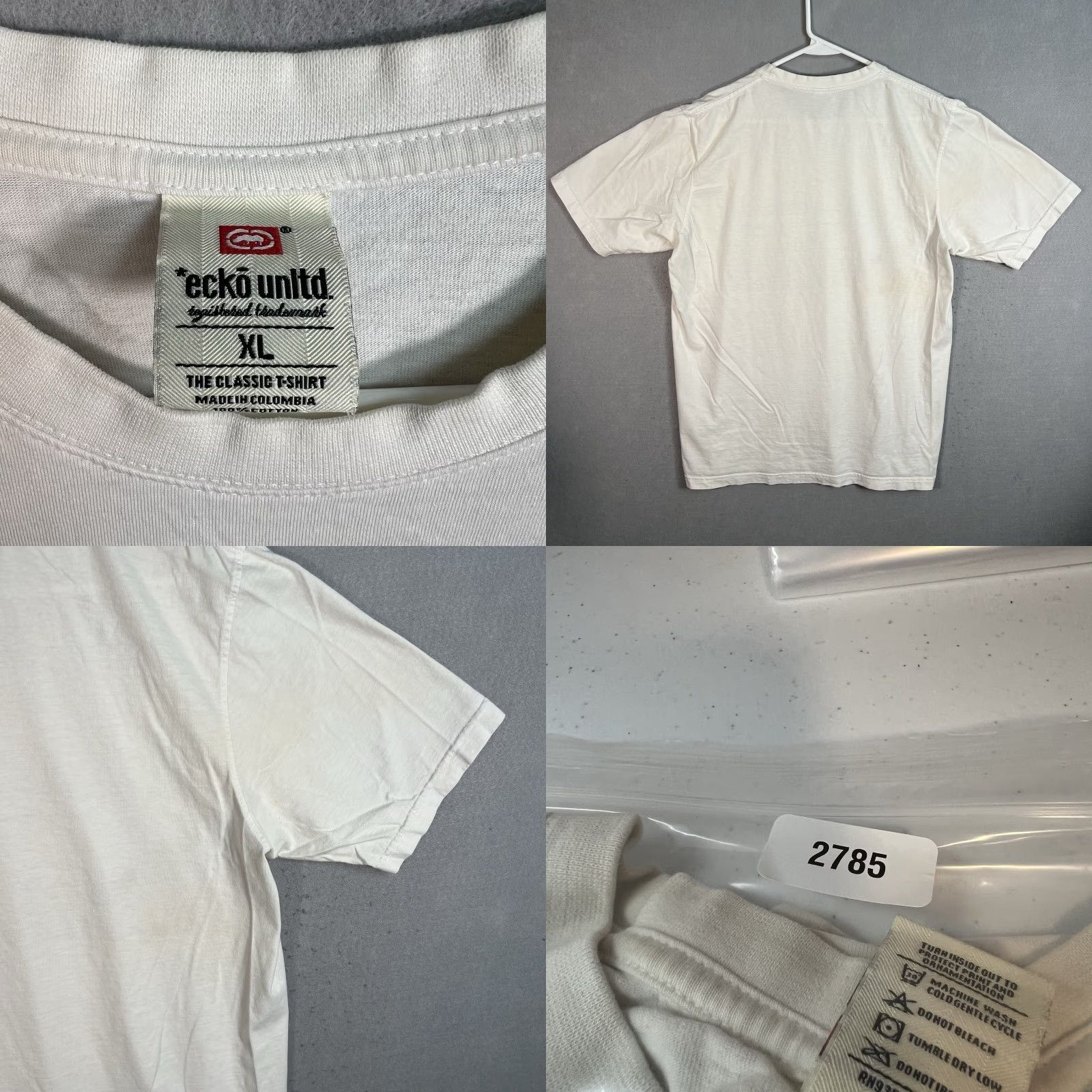 Ecko Unltd. VINTAGE Ecko Unltd Run DMC Hollis Crew Quarter Century Anniversary T Shirt XL White Mens Shirt Size US XL / EU 56 / 4 - 8 Thumbnail