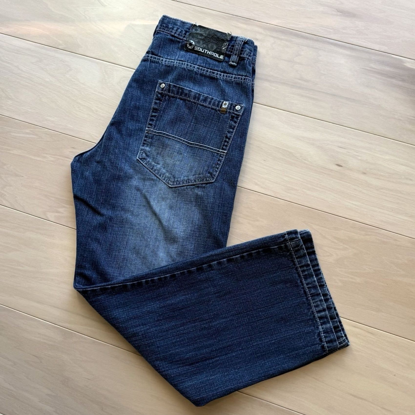 Southpole VINTAGE Southpole Jeans 34 Blue Y2K Baggy Denim Skater Punk Streetwear USA Western Mens 34 Jeans Size US 34 / EU 50 - 8 Thumbnail